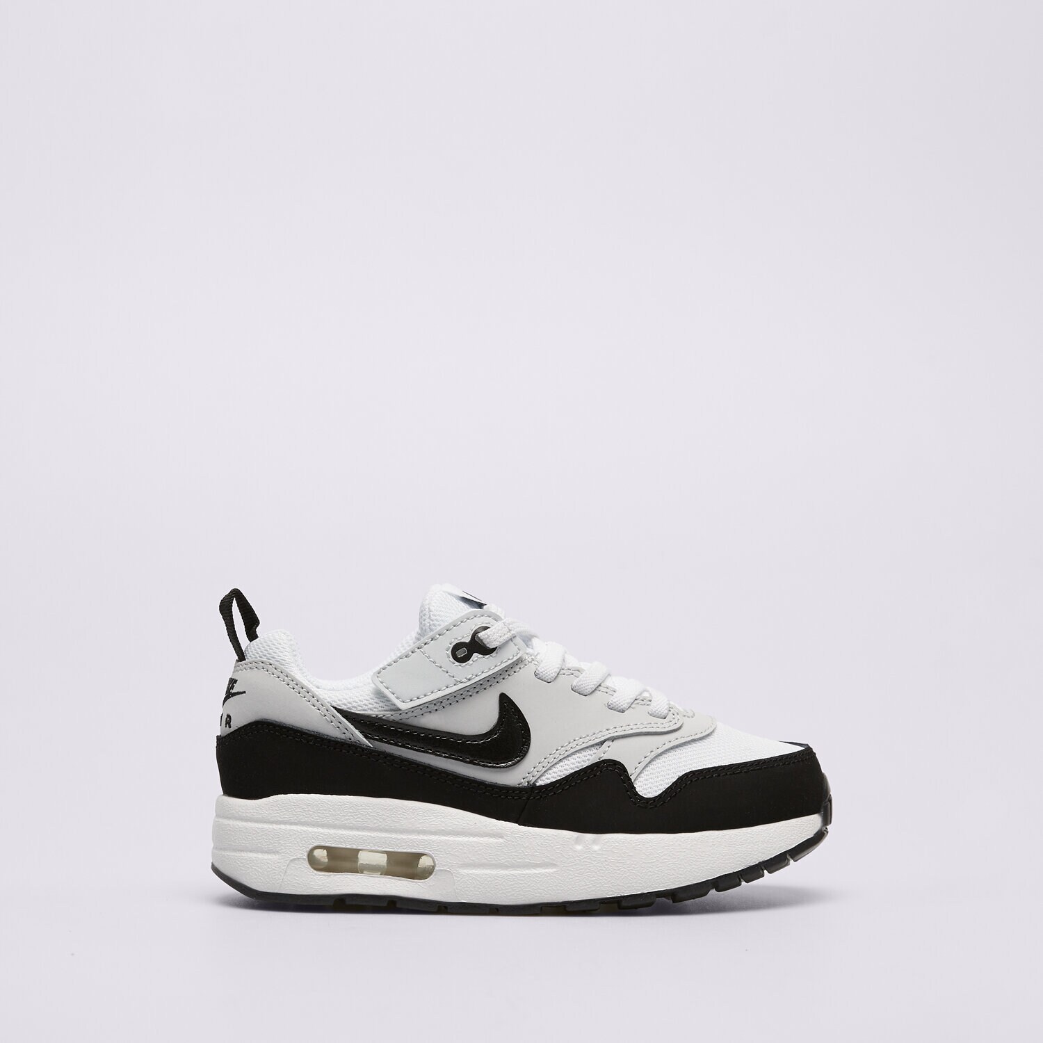 Buty sneakersy dla dzieci NIKE AIR MAX 1 EASYON BP DZ3308-106 SZARY
