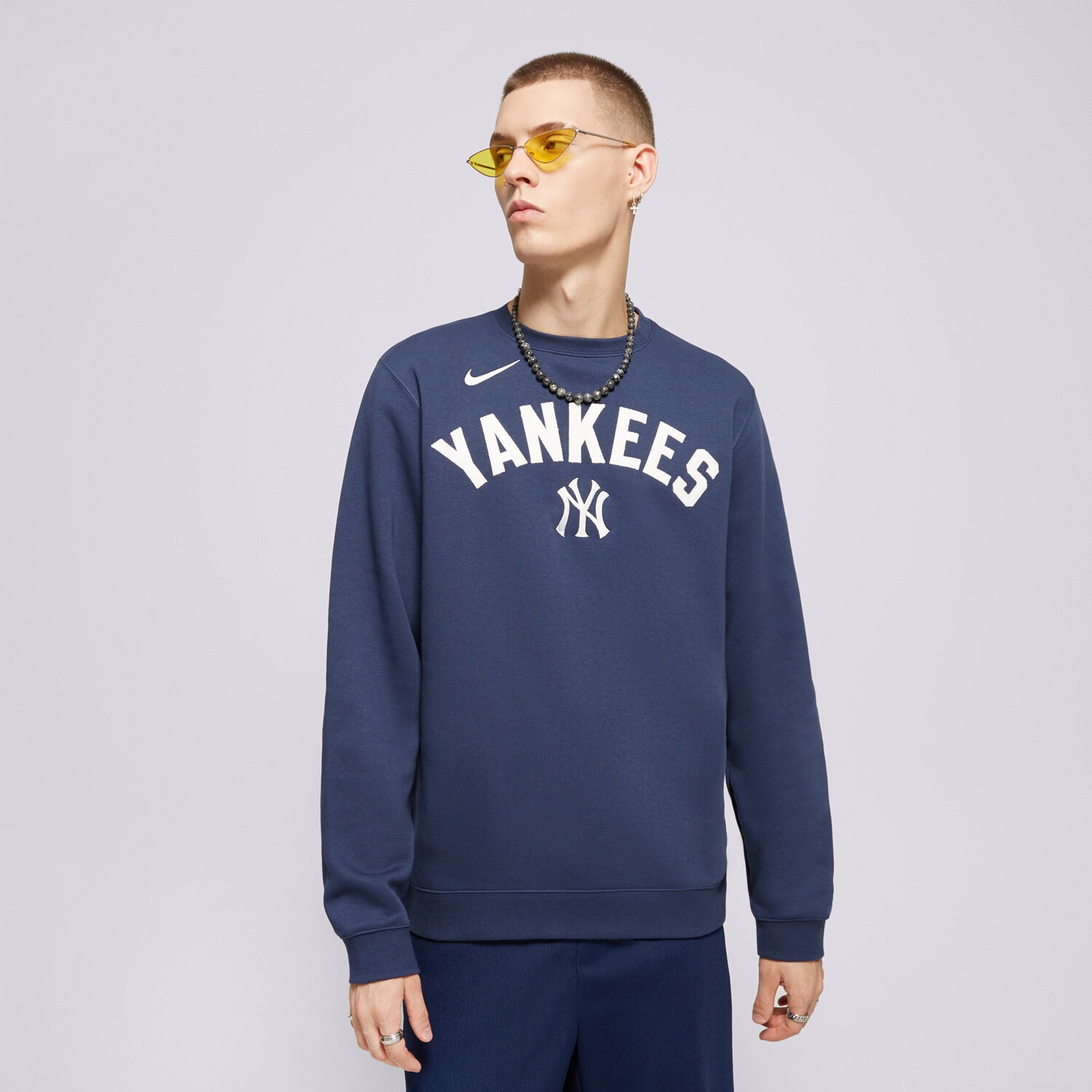 Bluza męska NIKE BLUZA NEW YORK YANKEES MLB NKPU-012N-NK-N9P GRANATOWY