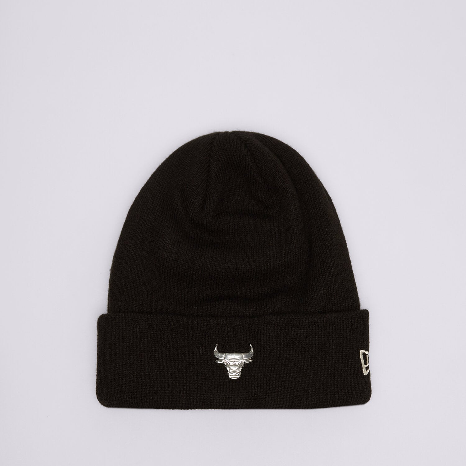 Czapka zimowa męska NEW ERA CZAPKA METALLIC BEANIE BULLS CHICAGO BULLS BLK