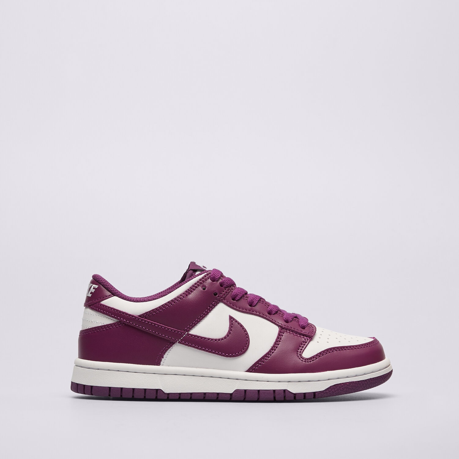 Buty sneakersy dla dzieci NIKE DUNK LOW BG FB9109-110 FIOLETOWY