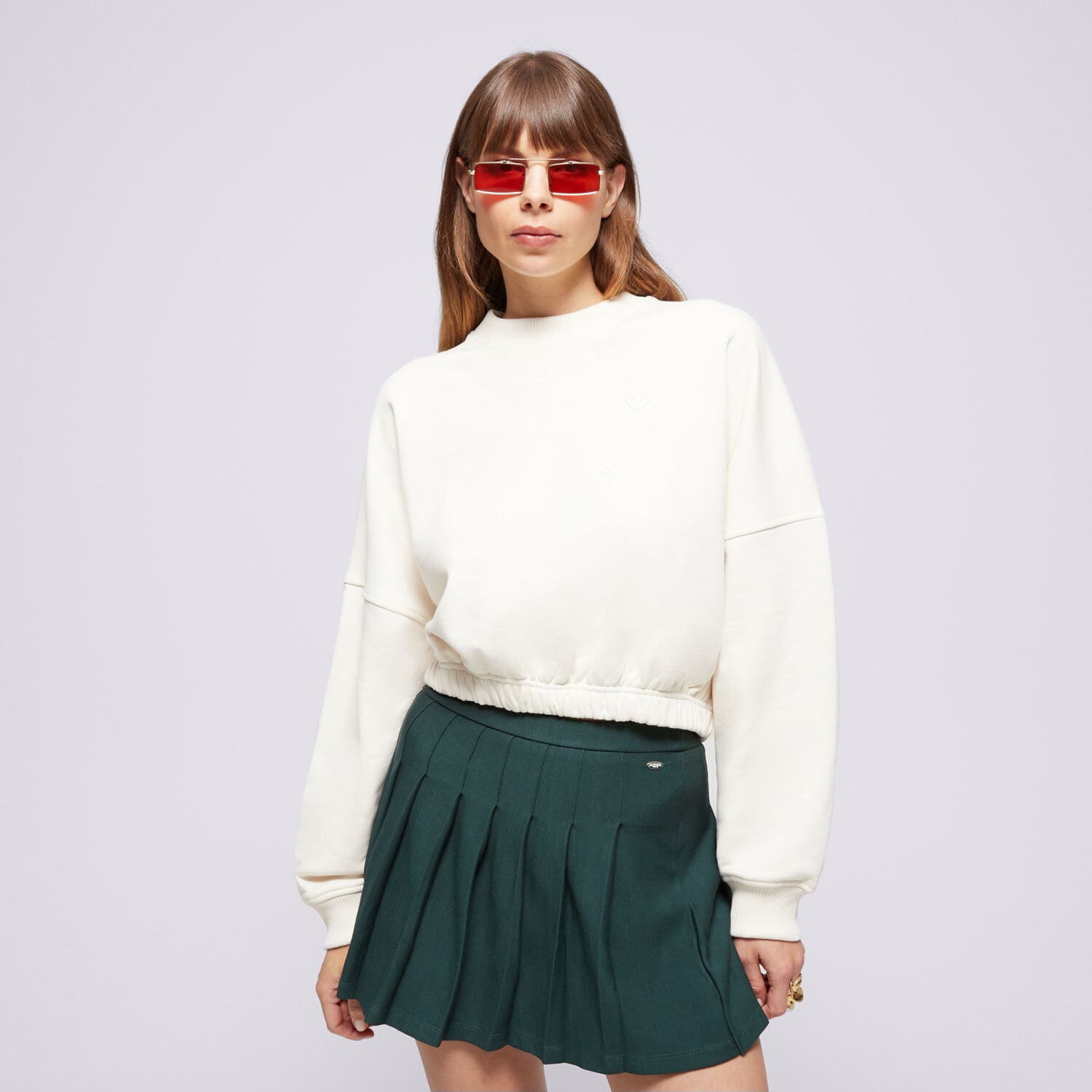 Bluza damska ADIDAS BLUZA SWEATSHIRT OS IZ0291 BIAŁY