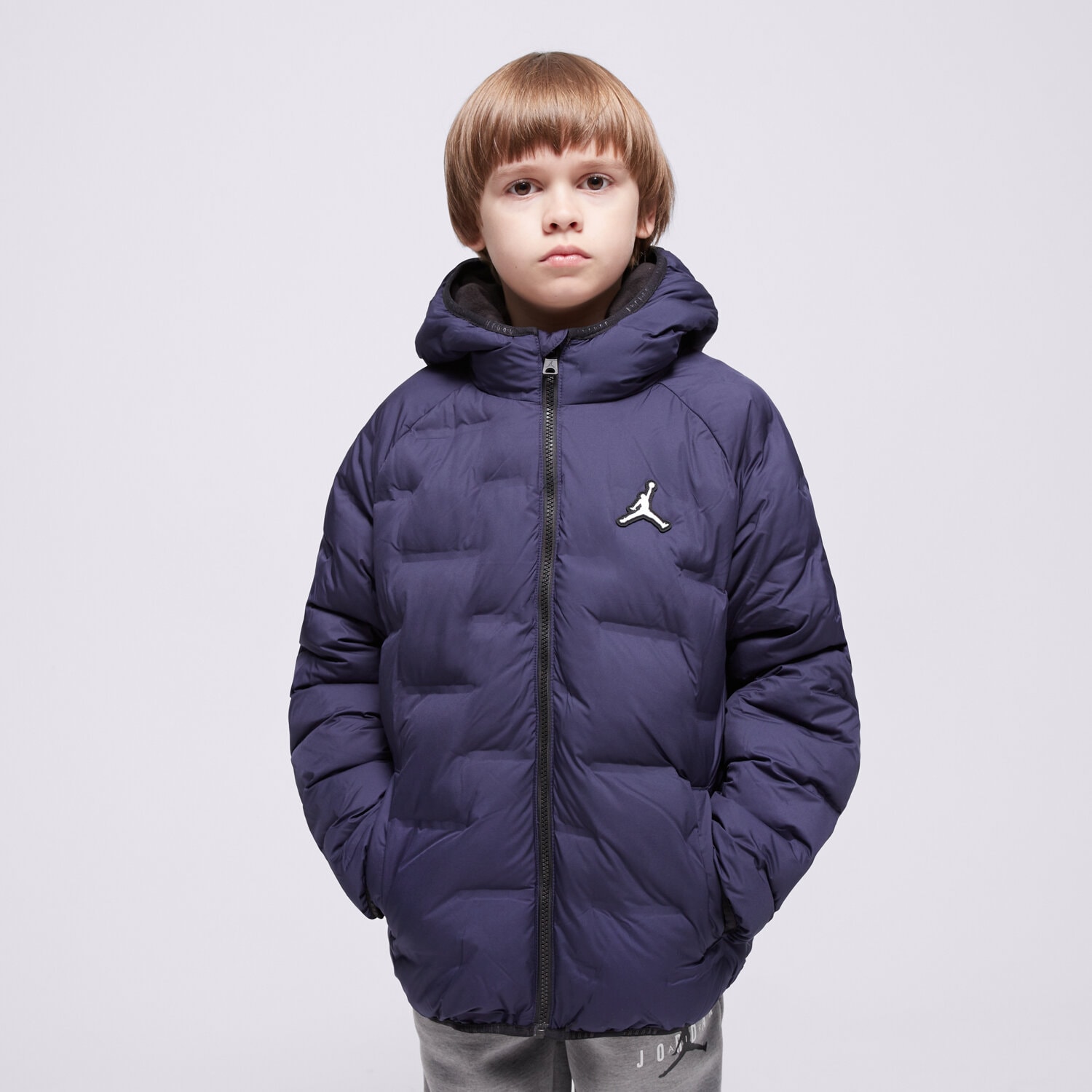 Dziecięca kurtka przejściowa (wiosenna/jesienna) JORDAN KURTKA ZIMOWA JDN WELDED JORDAN PUFFER BOY 95D194-U90 GRANATOWY