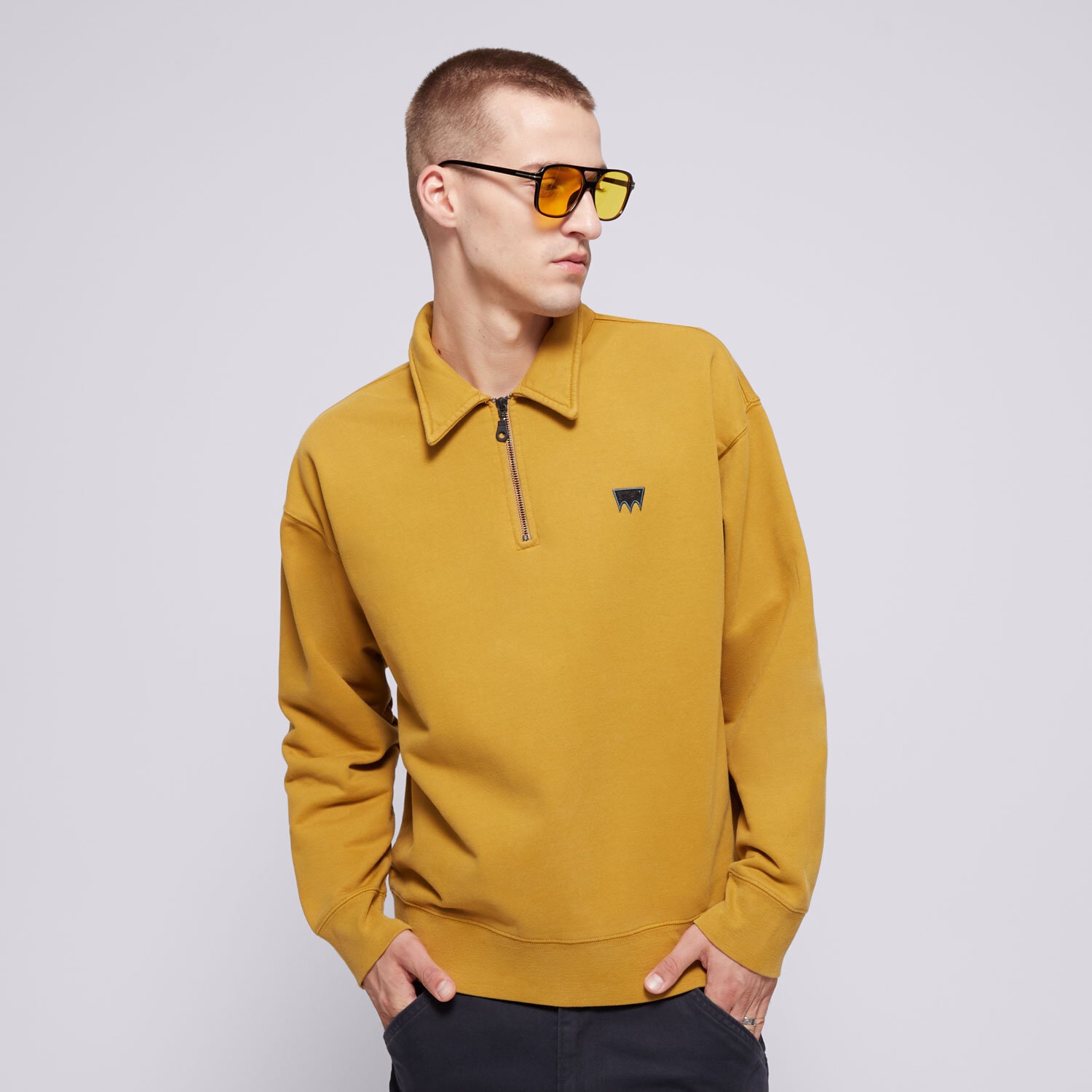 Bluza męska LEVI'S BLUZA SKATE NEW QUARTER ZIP NEUTRALS A1012-0010 Neon różowy