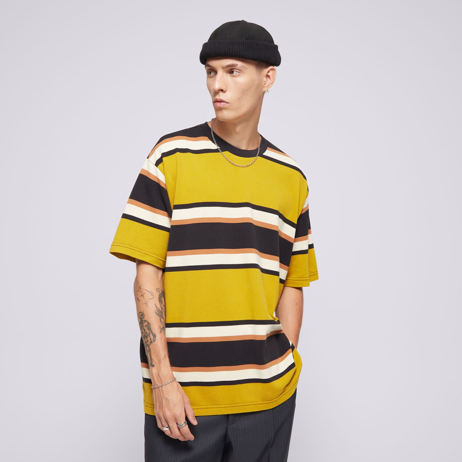Koszulka, t-shirt sportowy męski LEVI'S T-SHIRT SKATE GRAPHIC BOX TEE GREENS A1005-0024 MULTICOLOR