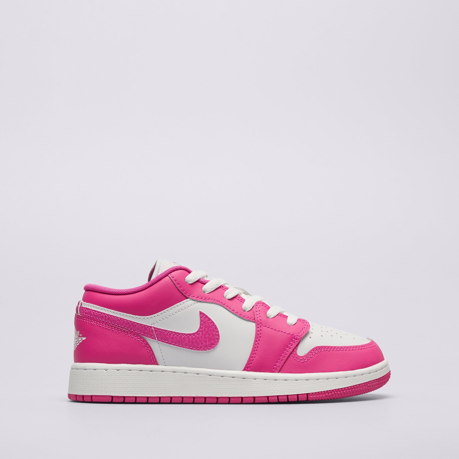 Buty sneakersy dla dzieci AIR JORDAN 1 LOW FUND GG FV8486-600 RÓŻOWY