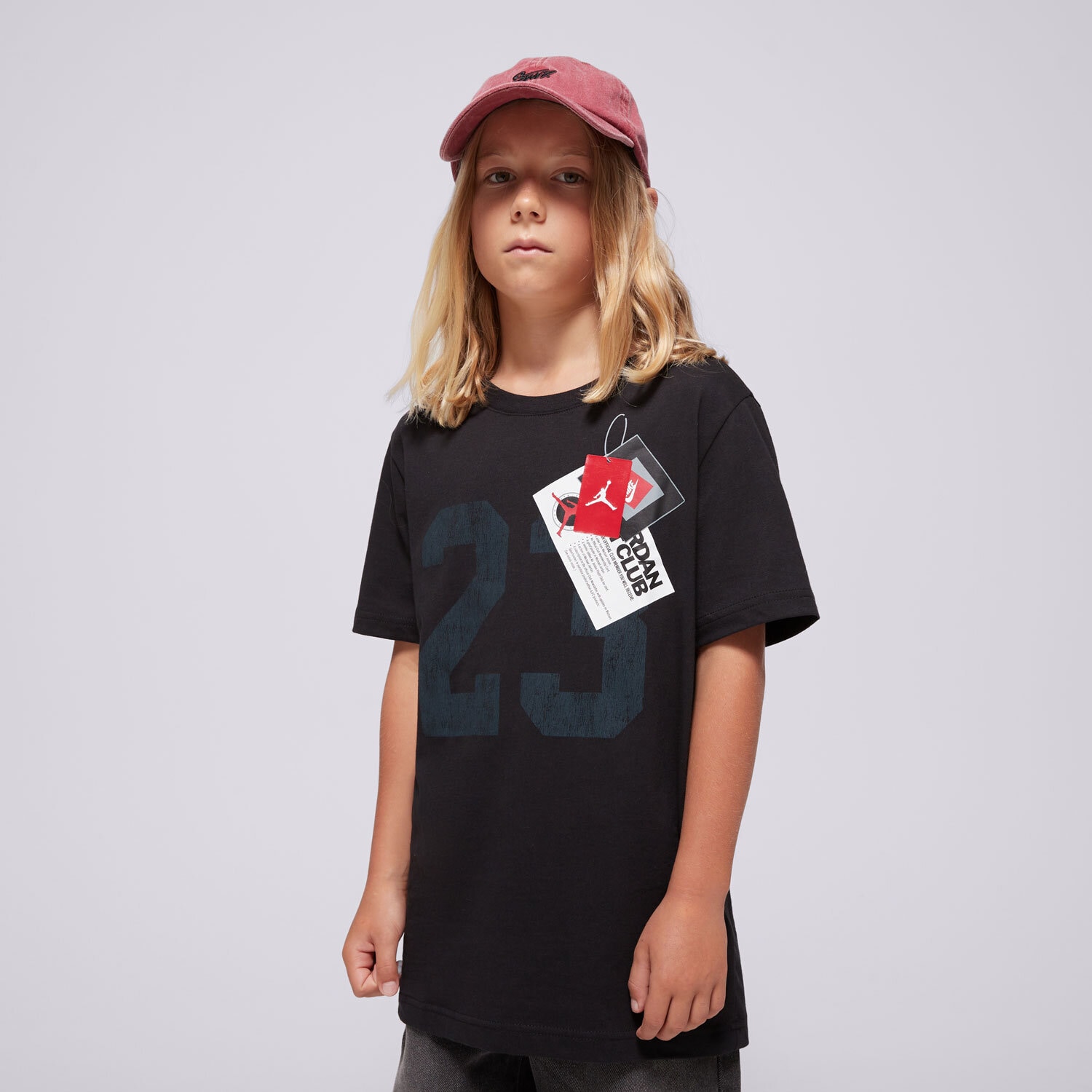 Koszulka, t-shirt dla dzieci JORDAN T-SHIRT JDB AJ NEW WITH TAGS SS TEE BOY 95D372-023 CZARNY