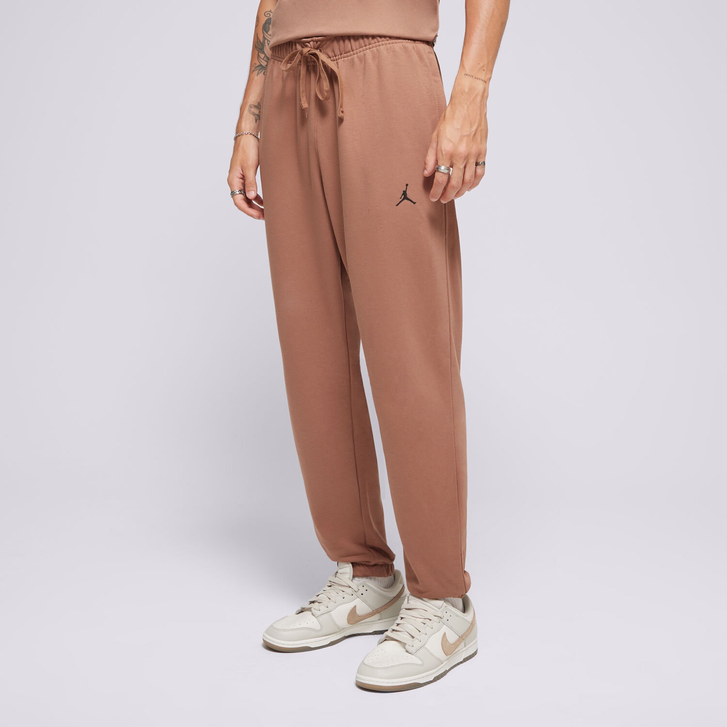 Spodnie sportowe męskie SPODNIE M JORDAN DF SPRT CSVR FLC PANT  FV8608-223 BRĄZOWY