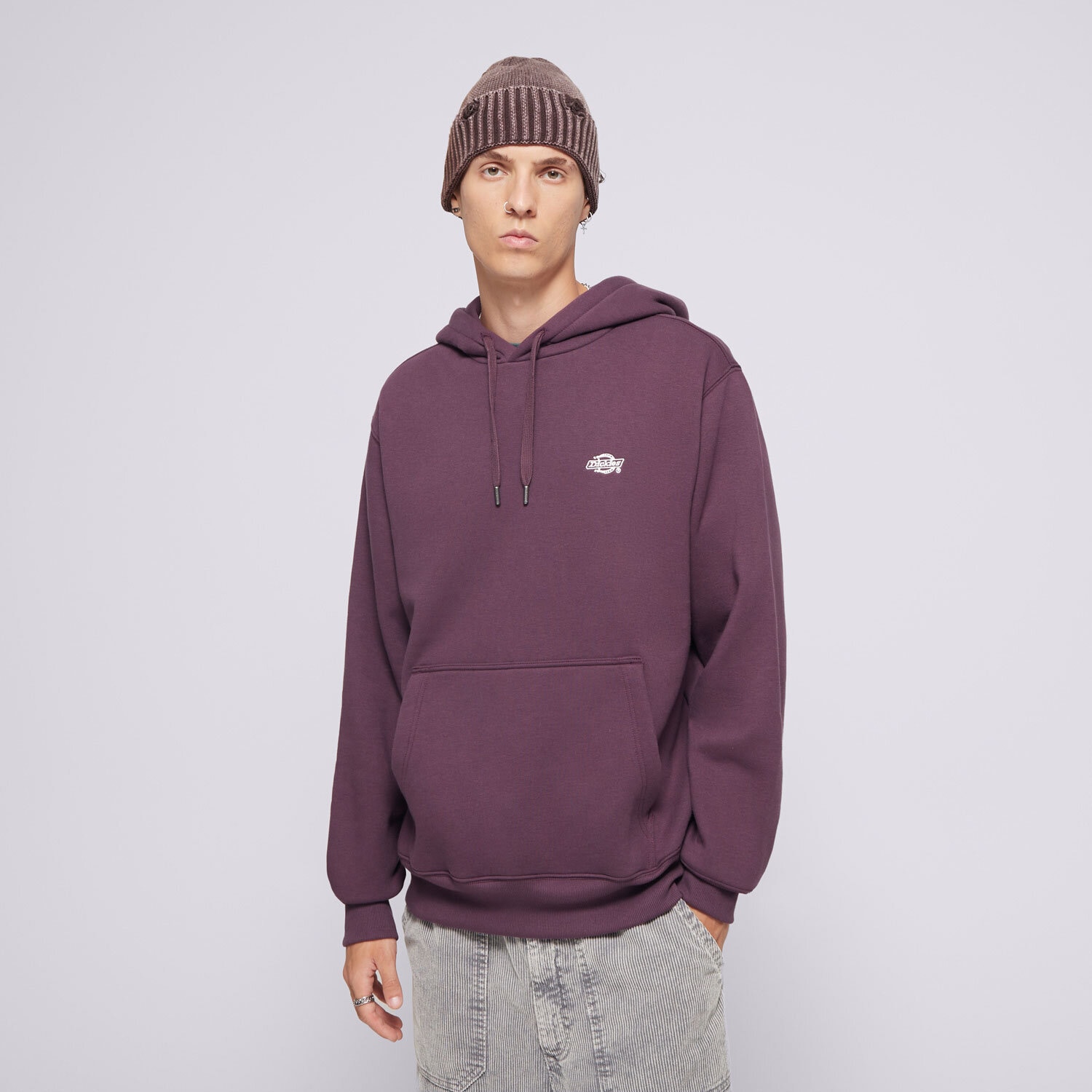 Bluza męska DICKIES BLUZA Z KAPTUREM SUMMERDALE HOODIE DK0A4Y6PJ561 FIOLETOWY