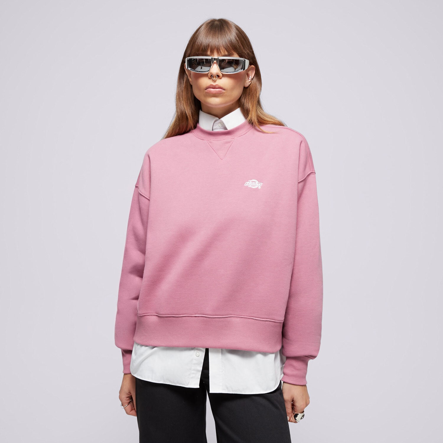 Bluza damska DICKIES BLUZA SUMMERDALE SWEATSHIRT DK0A4XYXJ541 RÓŻOWY