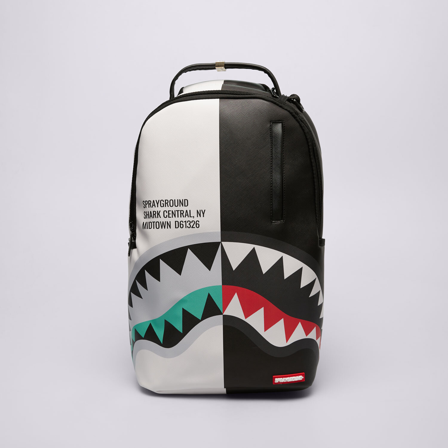 Plecak damski sportowy SPRAYGROUND PLECAK SHARK CENTRAL INVERTED SPLIT 910B6253NSZ MULTICOLOR
