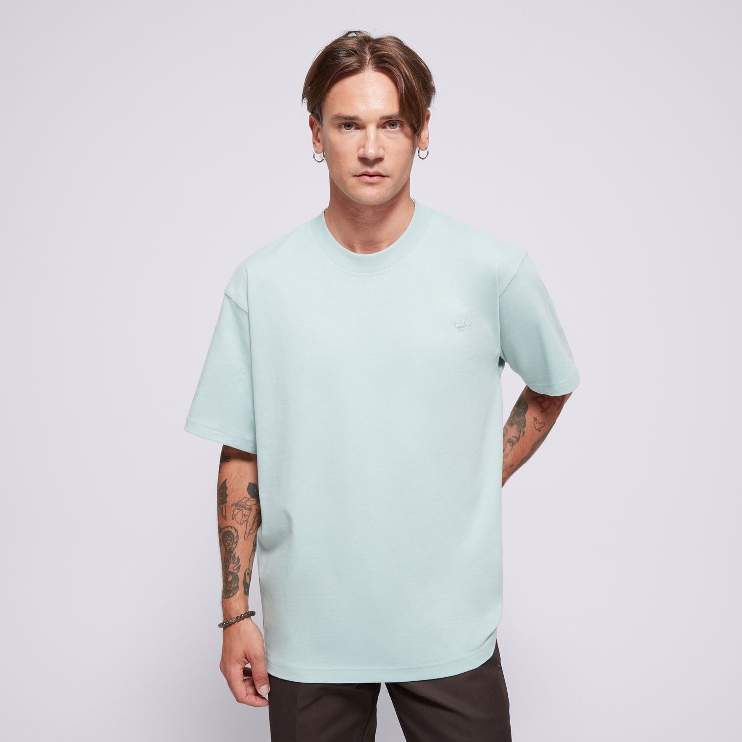 Koszulka, t-shirt sportowy męski ADIDAS T-SHIRT P ESS TEE IY2257 ZIELONY