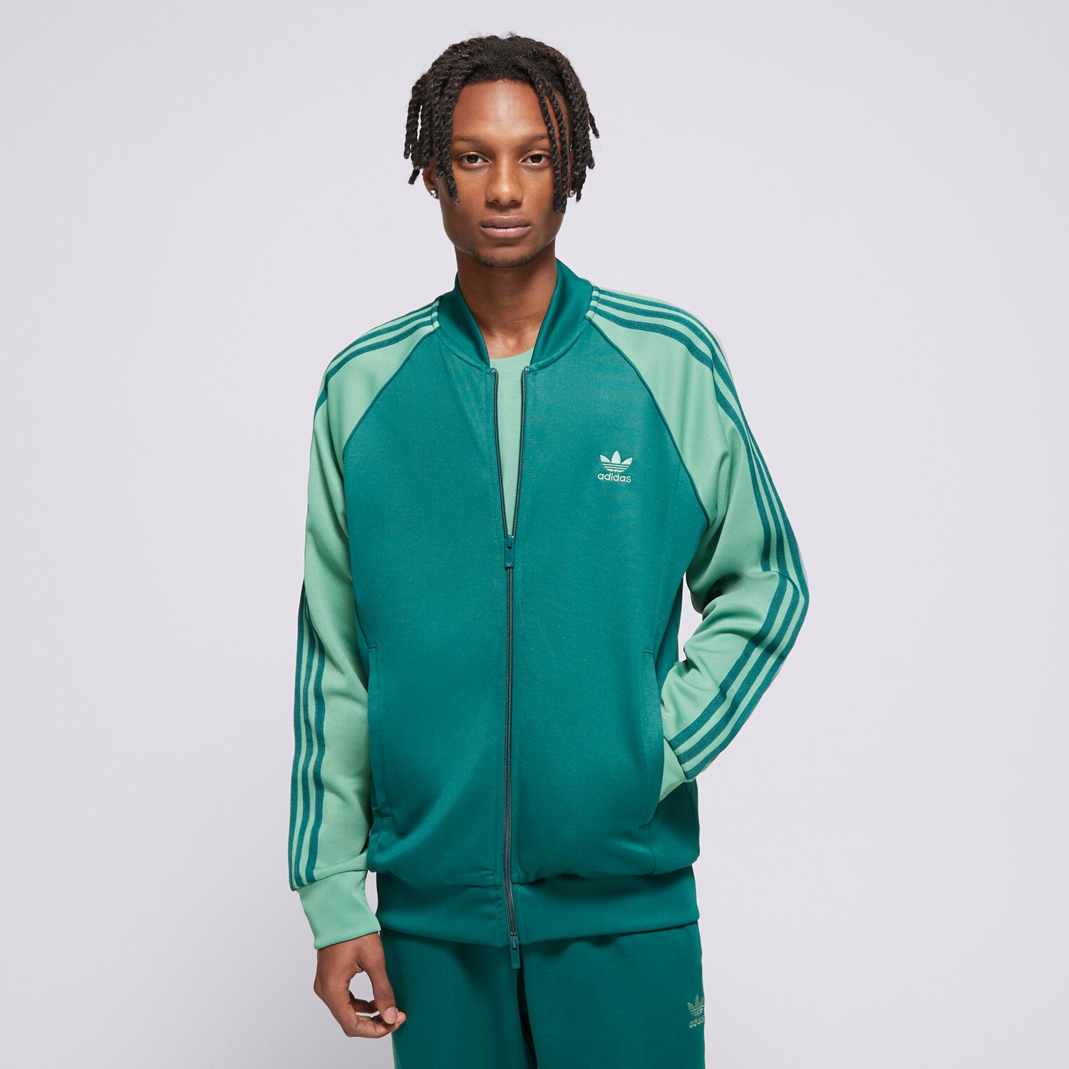 Bluza męska ADIDAS BLUZA SST TT IY8731 ZIELONY