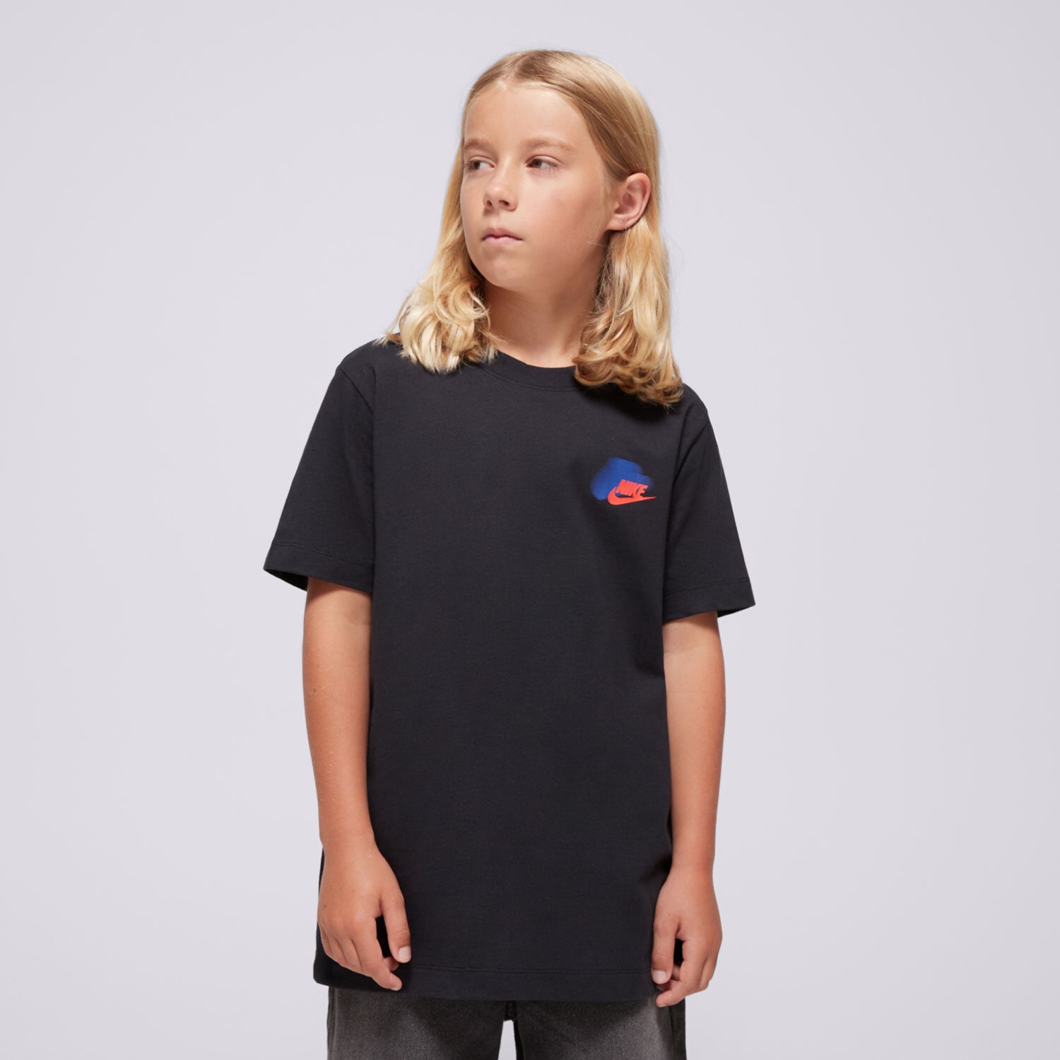 Koszulka, t-shirt dla dzieci NIKE T-SHIRT B NSW SI GRAPHIC TEE BOY HM4338-010 CZARNY