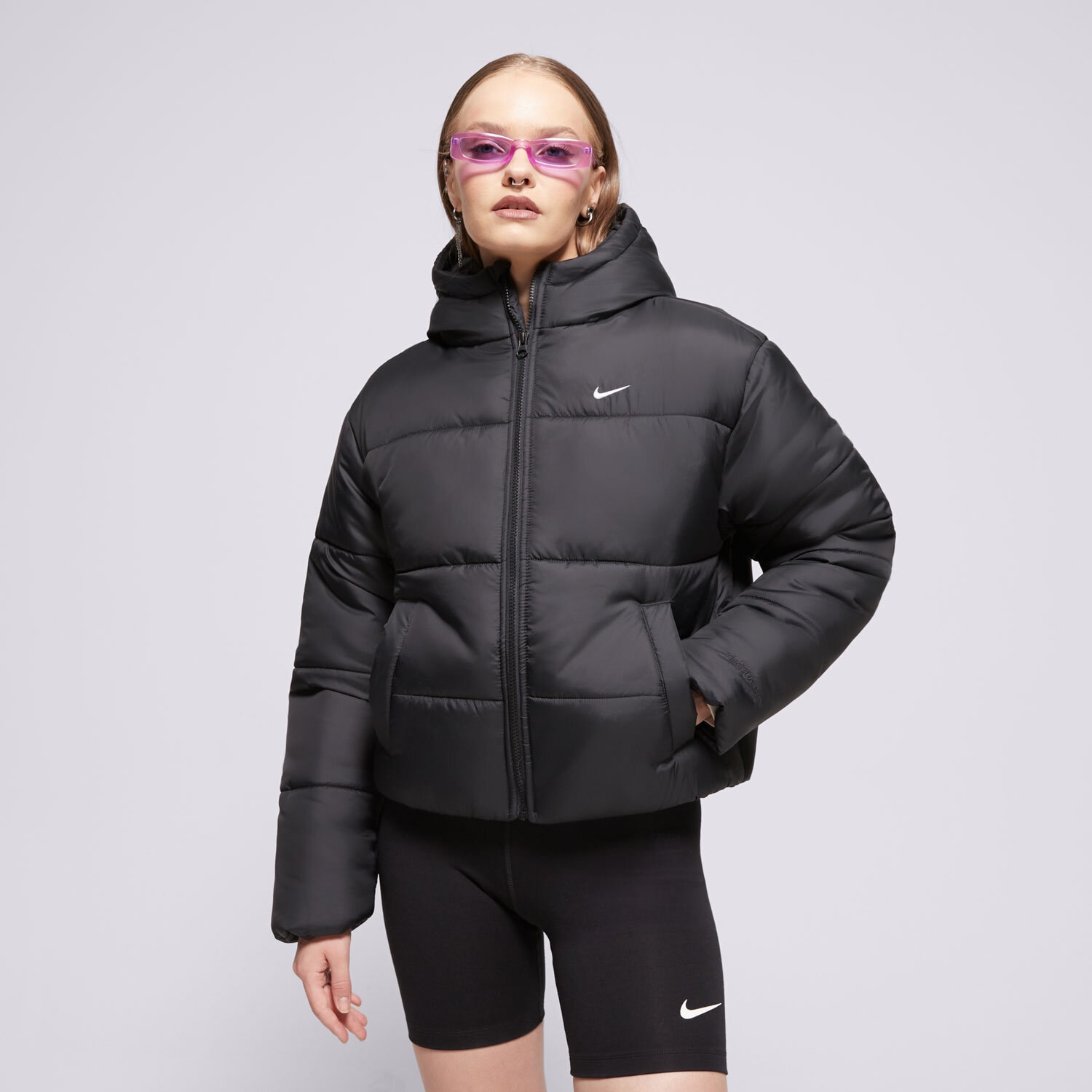Kurtka zimowa damska NIKE KURTKA ZIMOWA W NSW TF SYNFL NK CLSC PFR FZ5899-010 CZARNY