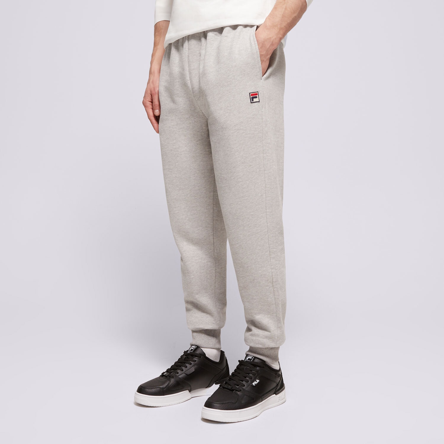 Spodnie sportowe męskie FILA SPODNIE VISCONTI 2 SS24UC007012 SZARY