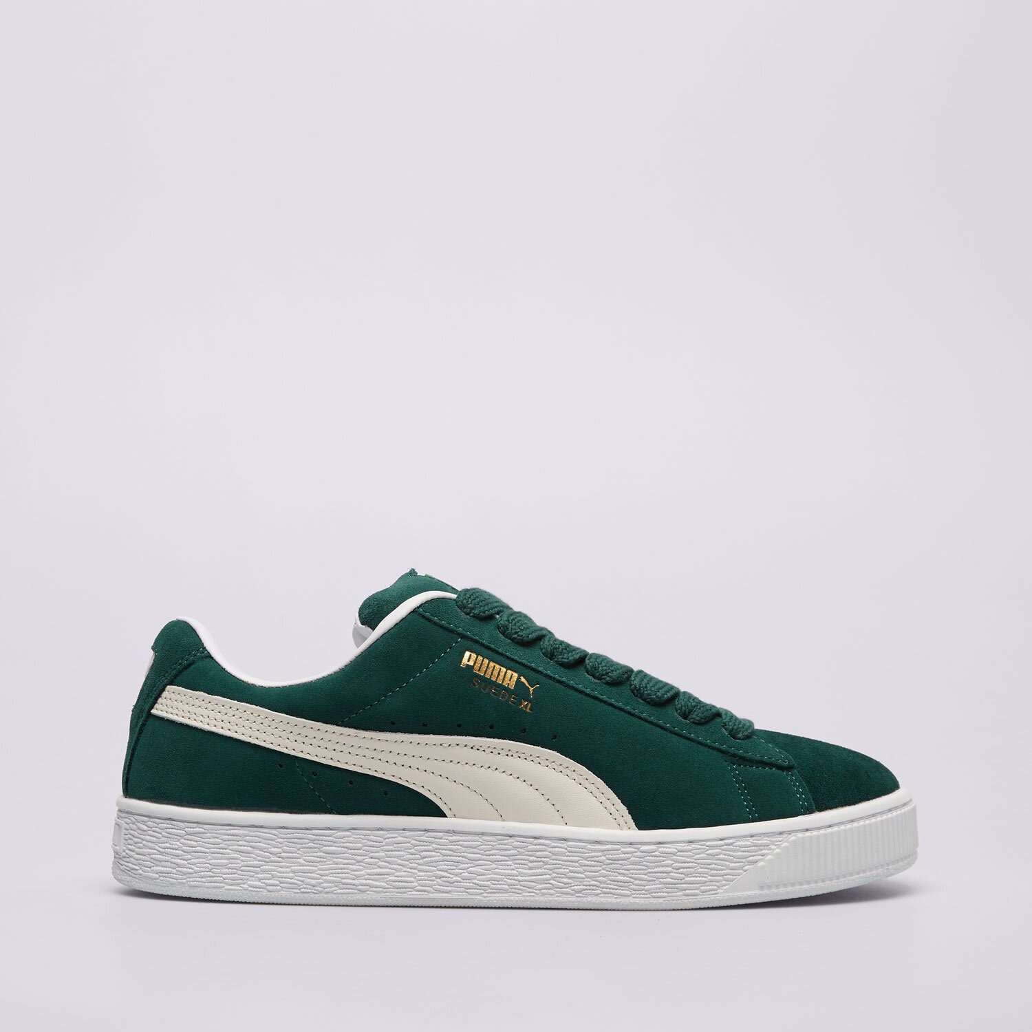 Buty sneakersy męskie PUMA SUEDE XL  39520521 ZIELONY