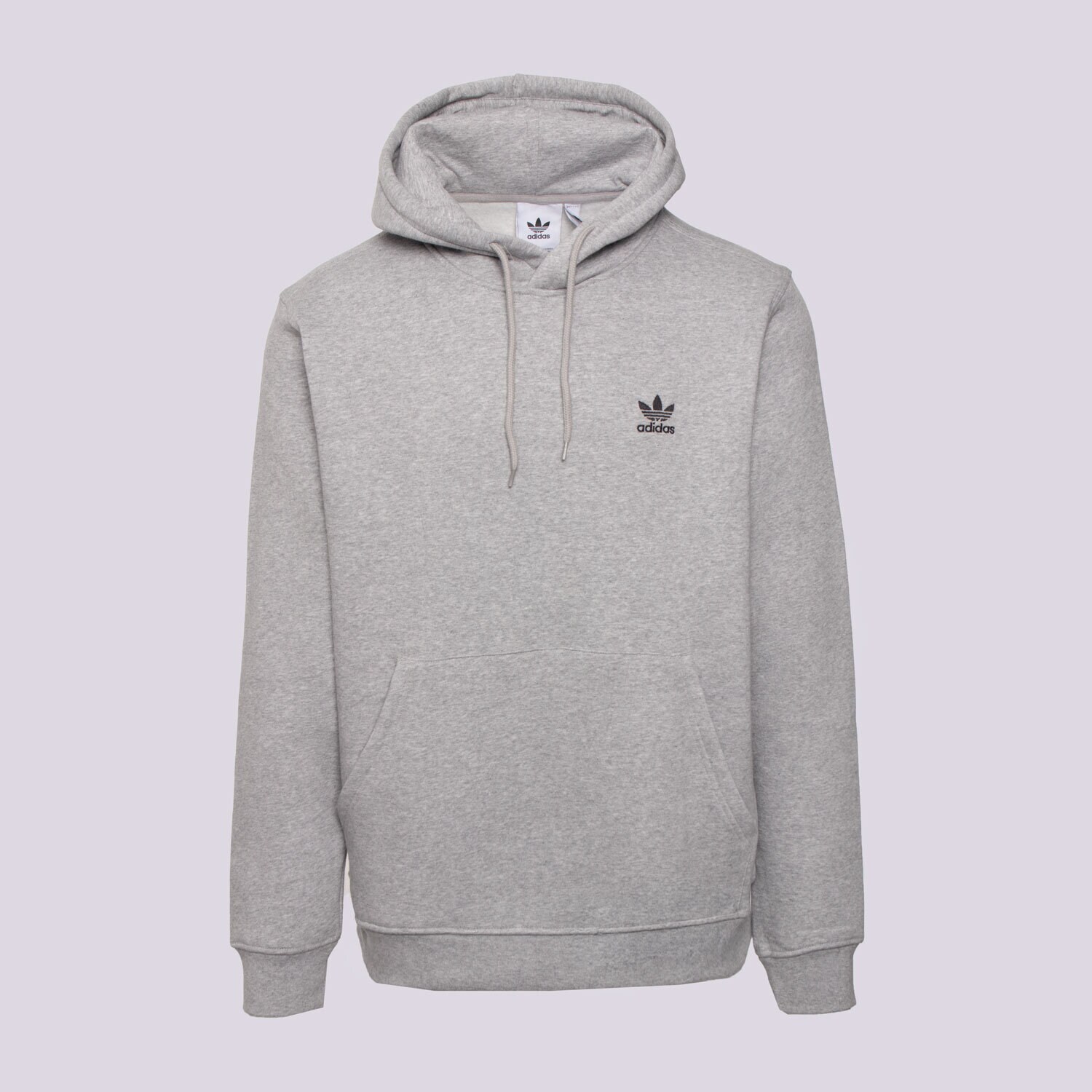 Bluza męska ADIDAS BLUZA Z KAPTUREM ESS HD IY4920 SZARY