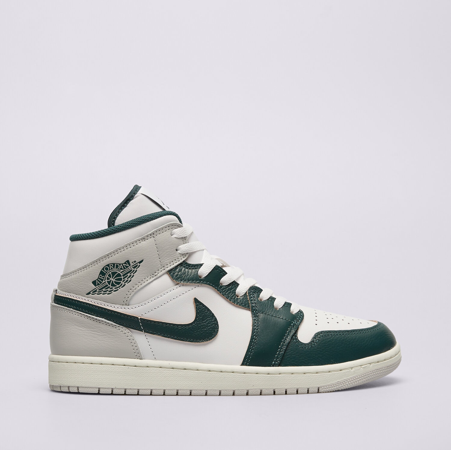 Buty sneakersy męskie AIR JORDAN 1 MID SE FQ7720-103 SZARY