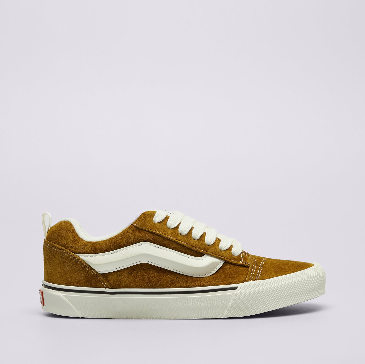 Buty sneakersy męskie VANS KNU SKOOL VN000CS0BRO1 BRĄZOWY