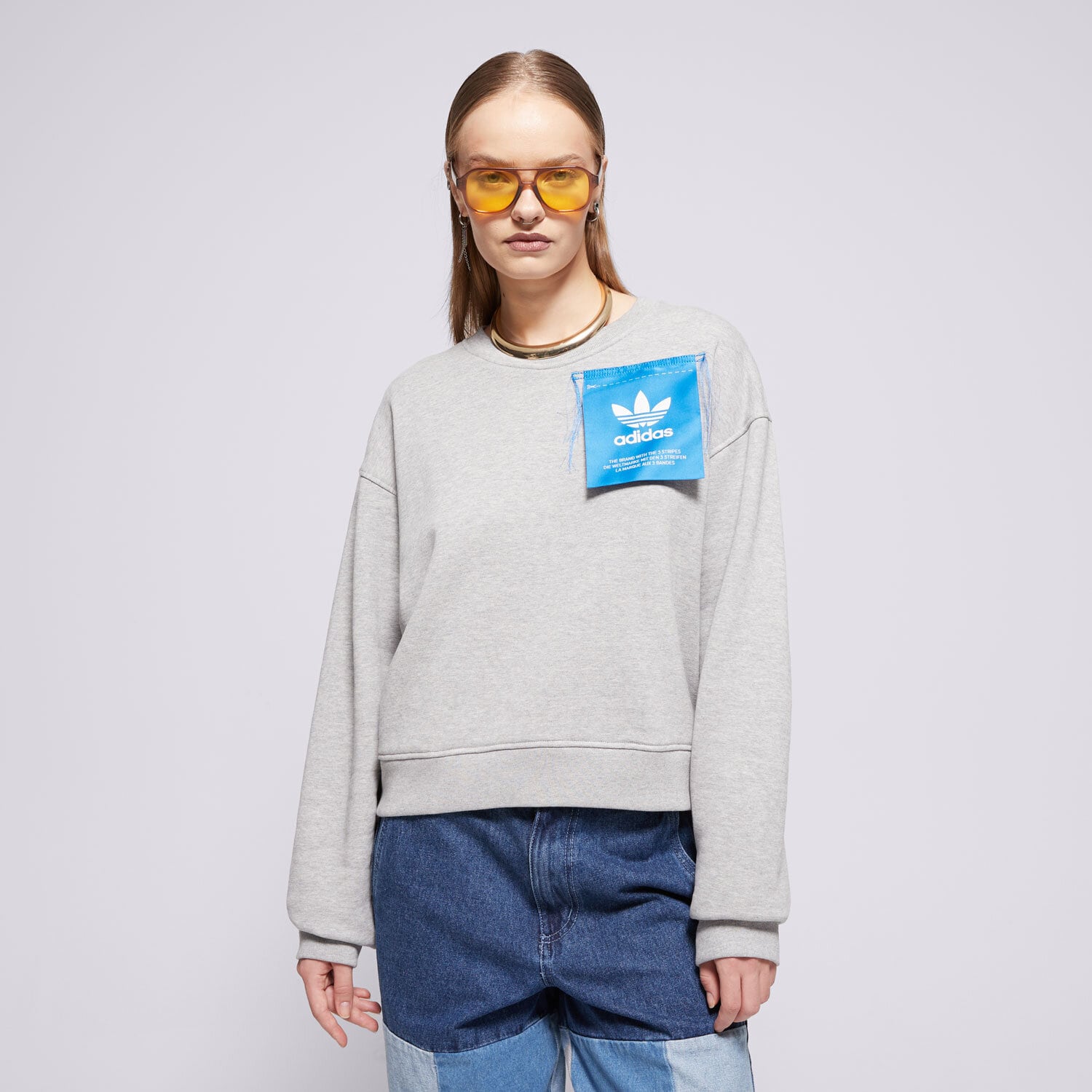 Bluza damska ADIDAS BLUZA KSENIA TAG SWT IW5666 SZARY