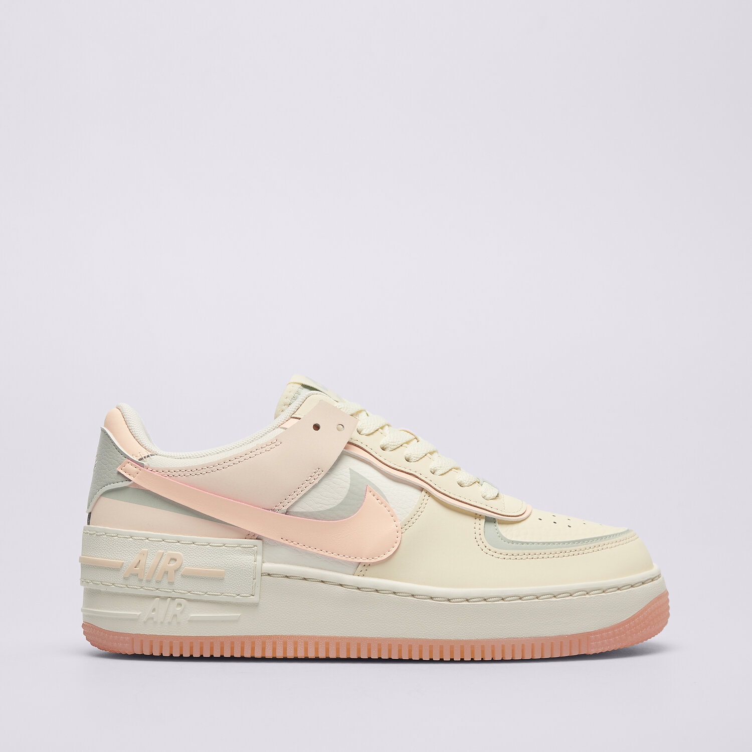Buty sneakersy damskie NIKE AIR FORCE 1 SHADOW DZ1847-105 POMARAŃCZOWY