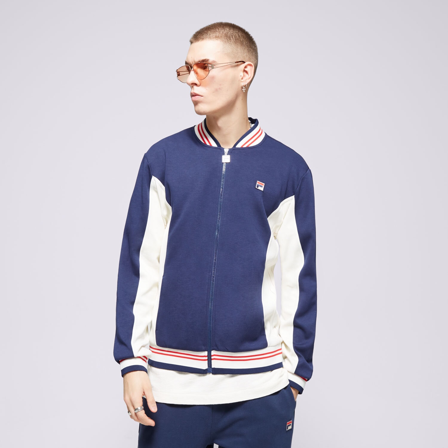 Bluza męska FILA BLUZA SETTANTA LM161RN1411 MULTICOLOR