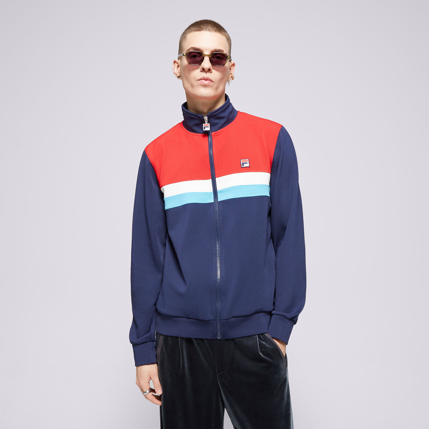 Bluza męska FILA BLUZA DIDIER FW24MH002410 MULTICOLOR