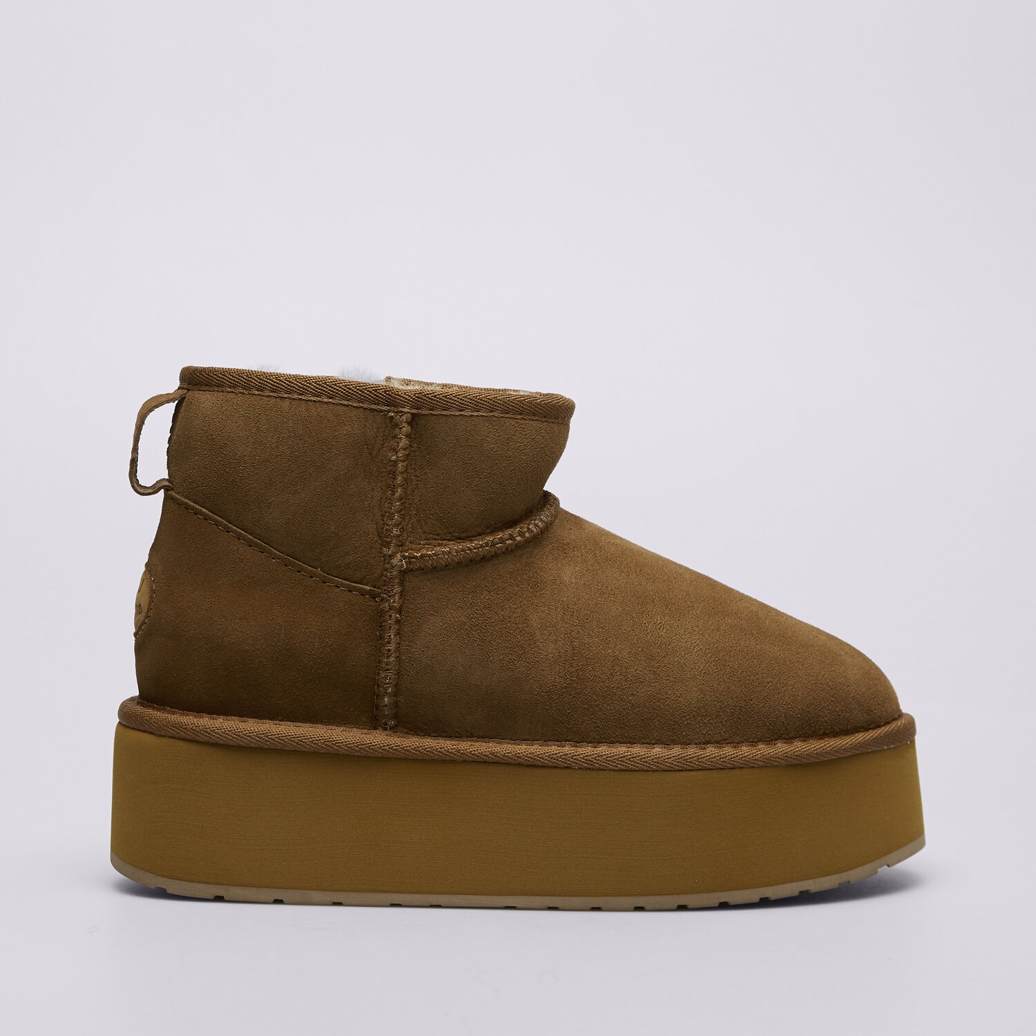 Buty zimowe damskie EMU AUSTRALIA STINGER MICRO FLATFORM  W13082CHESTNUT BRĄZOWY