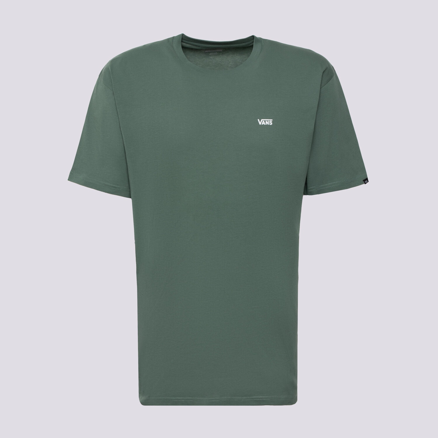 Koszulka, t-shirt sportowy męski VANS T-SHIRT MN LEFT CHEST LOGO TEE VN0A3CZE1CI ZIELONY