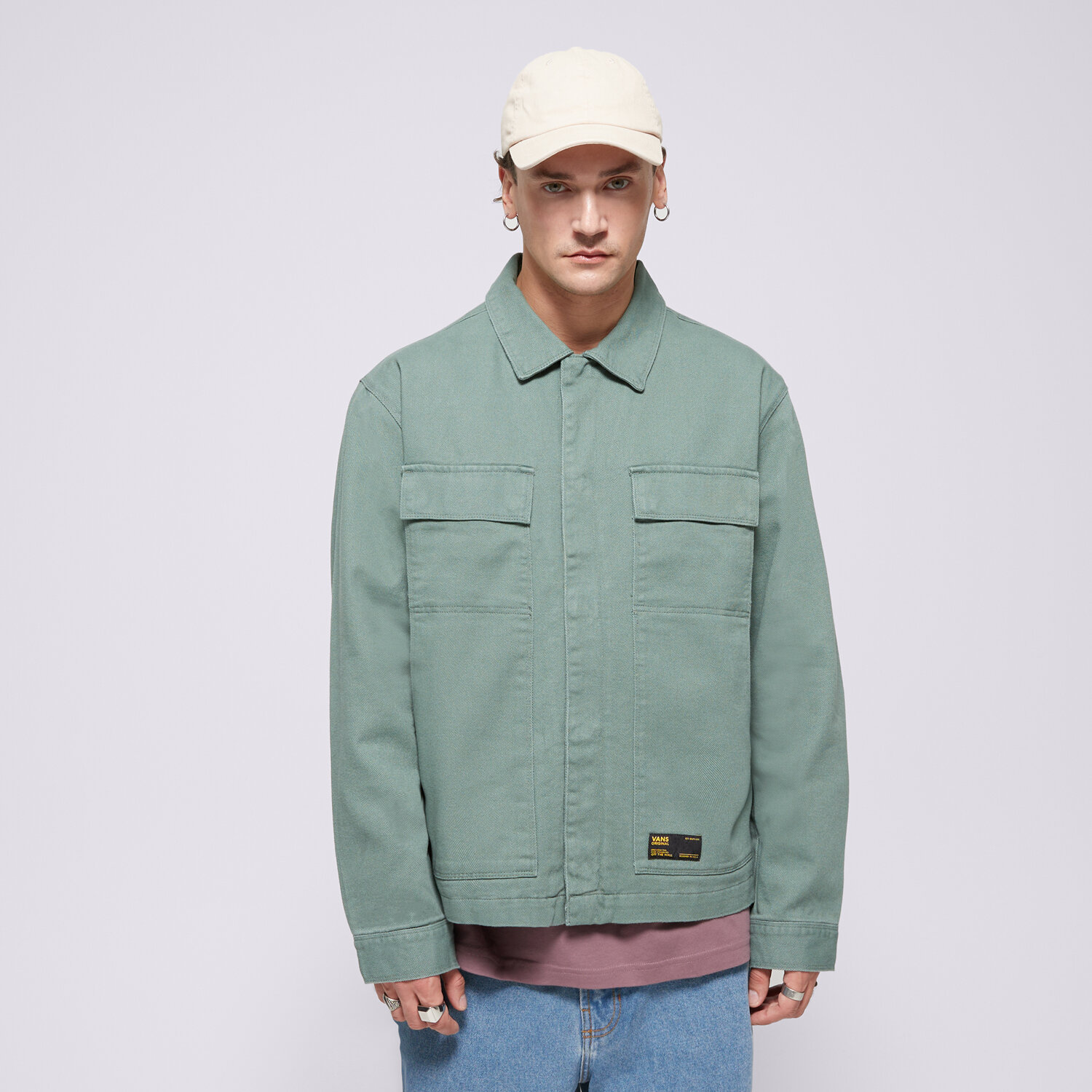 Kurtka zimowa męska VANS KURTKA MCAVOY STATION JACKET VN000HMK1CI1 ZIELONY