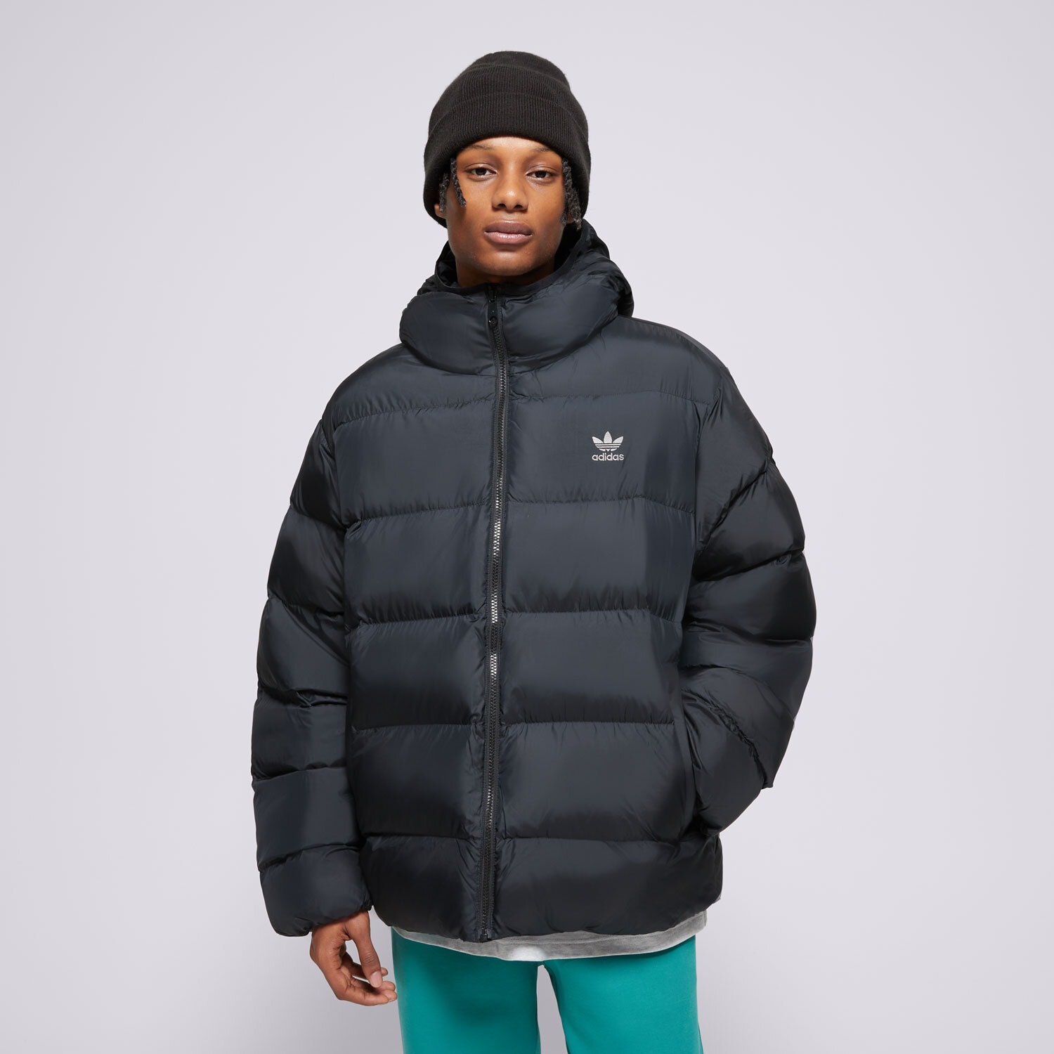 Kurtka zimowa męska ADIDAS KURTKA ZIMOWA COMMERCIAL PUFF IY3396 CZARNY