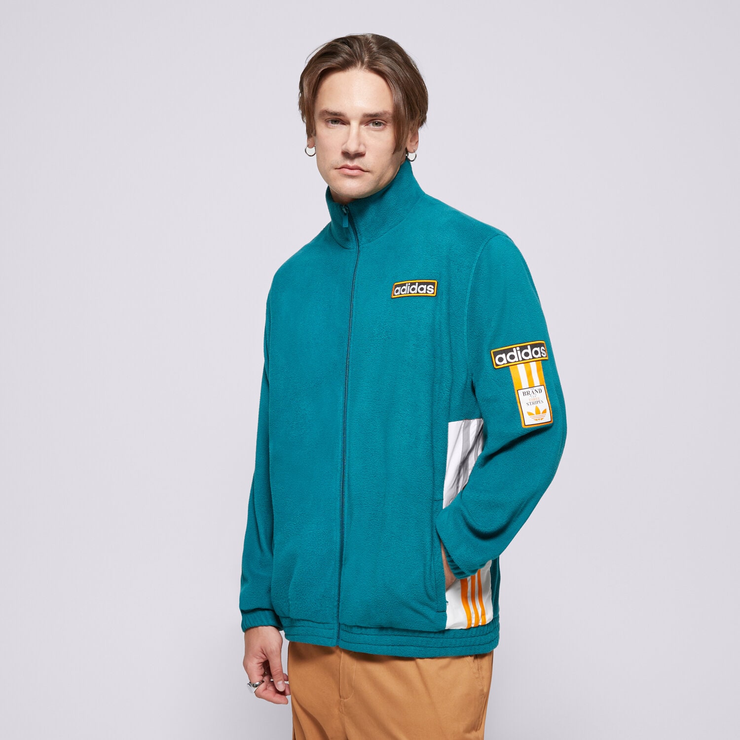 Bluza męska ADIDAS BLUZA ROZPINANA PF ADIBREAK TT IW5815 ZIELONY