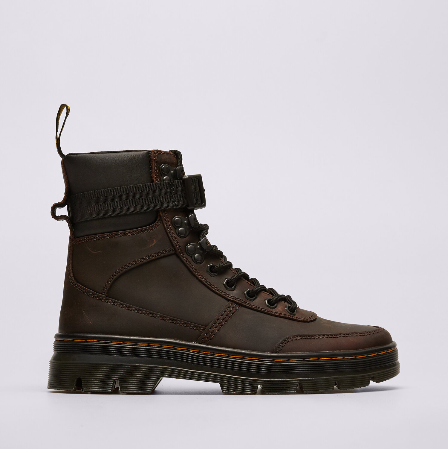 Buty zimowe damskie DR.MARTENS COMBS TECH LEATHER  27804201 BRĄZOWY