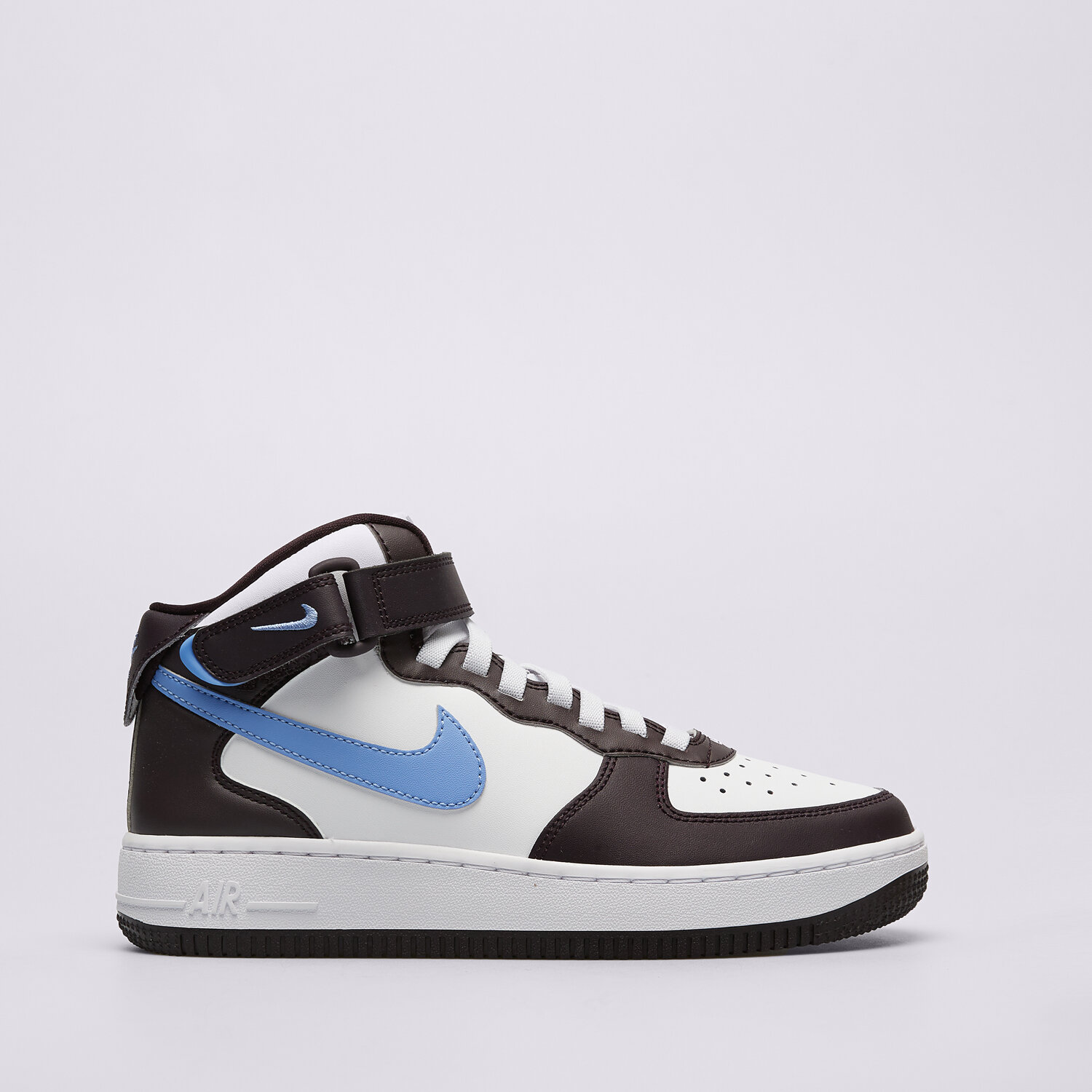 Buty sneakersy dla dzieci NIKE AIR FORCE 1 MID EASYON FN1193-600 BIAŁY