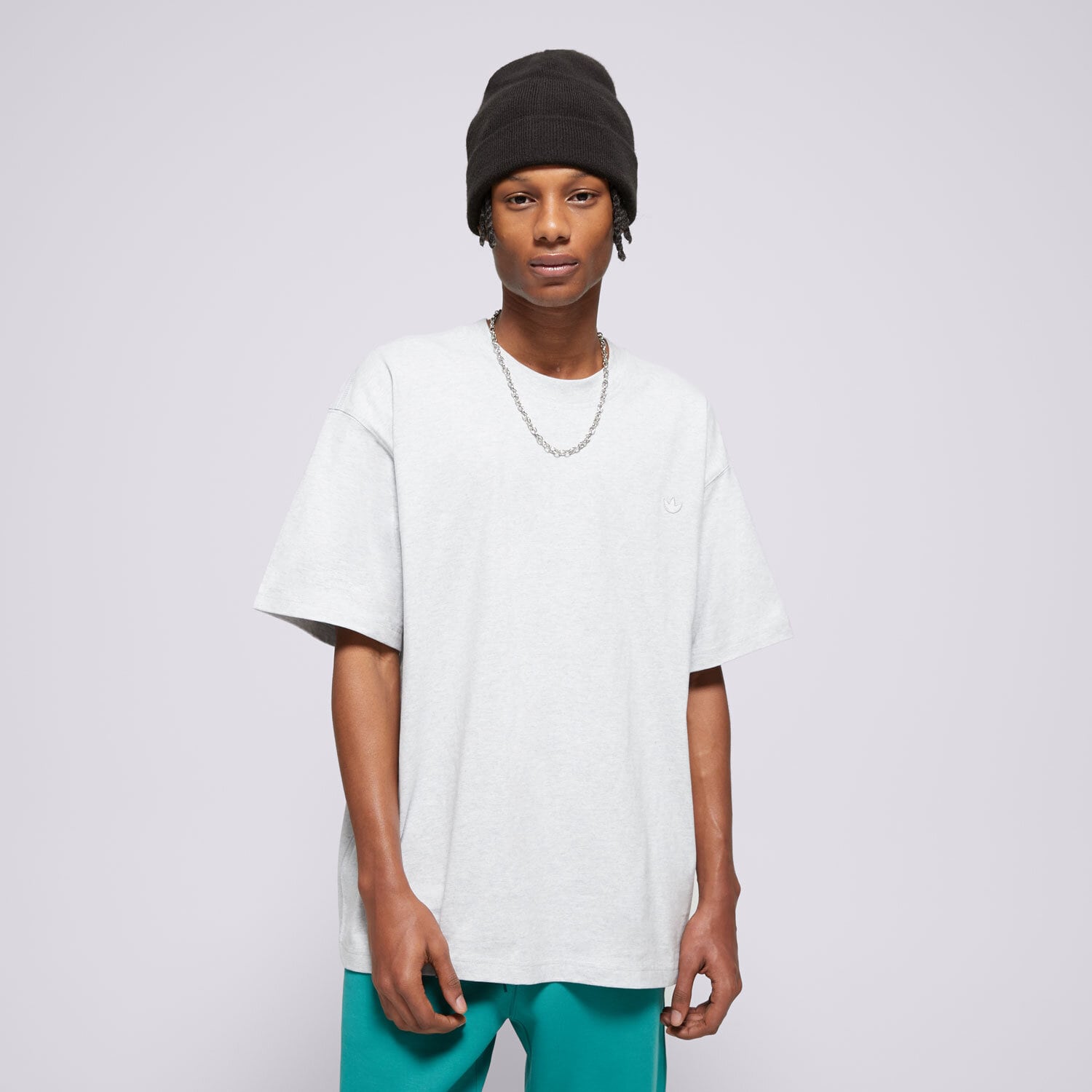 Koszulka, t-shirt sportowy męski ADIDAS T-SHIRT P ESS TEE IY2254 SZARY