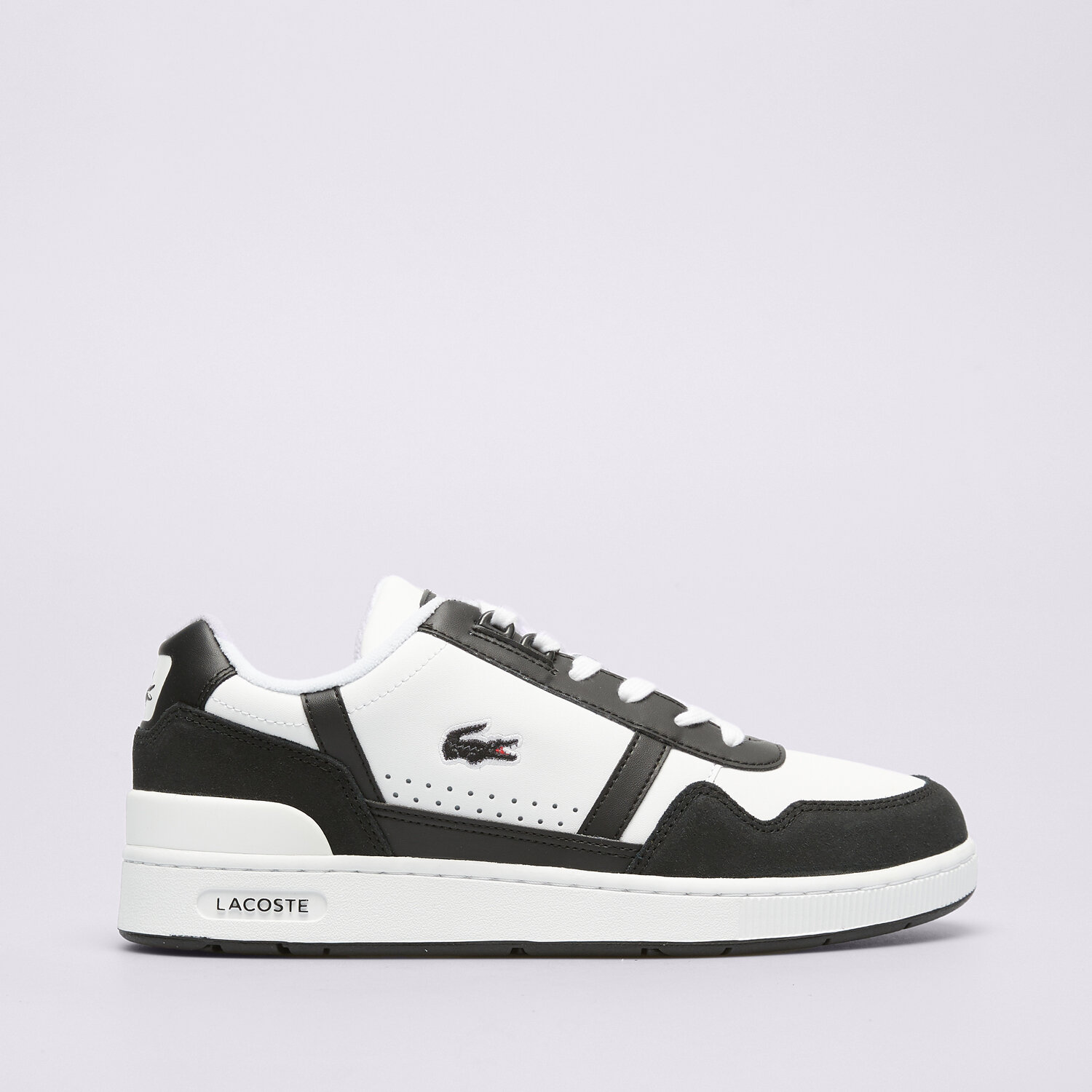 Buty sneakersy męskie LACOSTE T-CLIP 124 7 SMA 747SMA0073147 BIAŁY