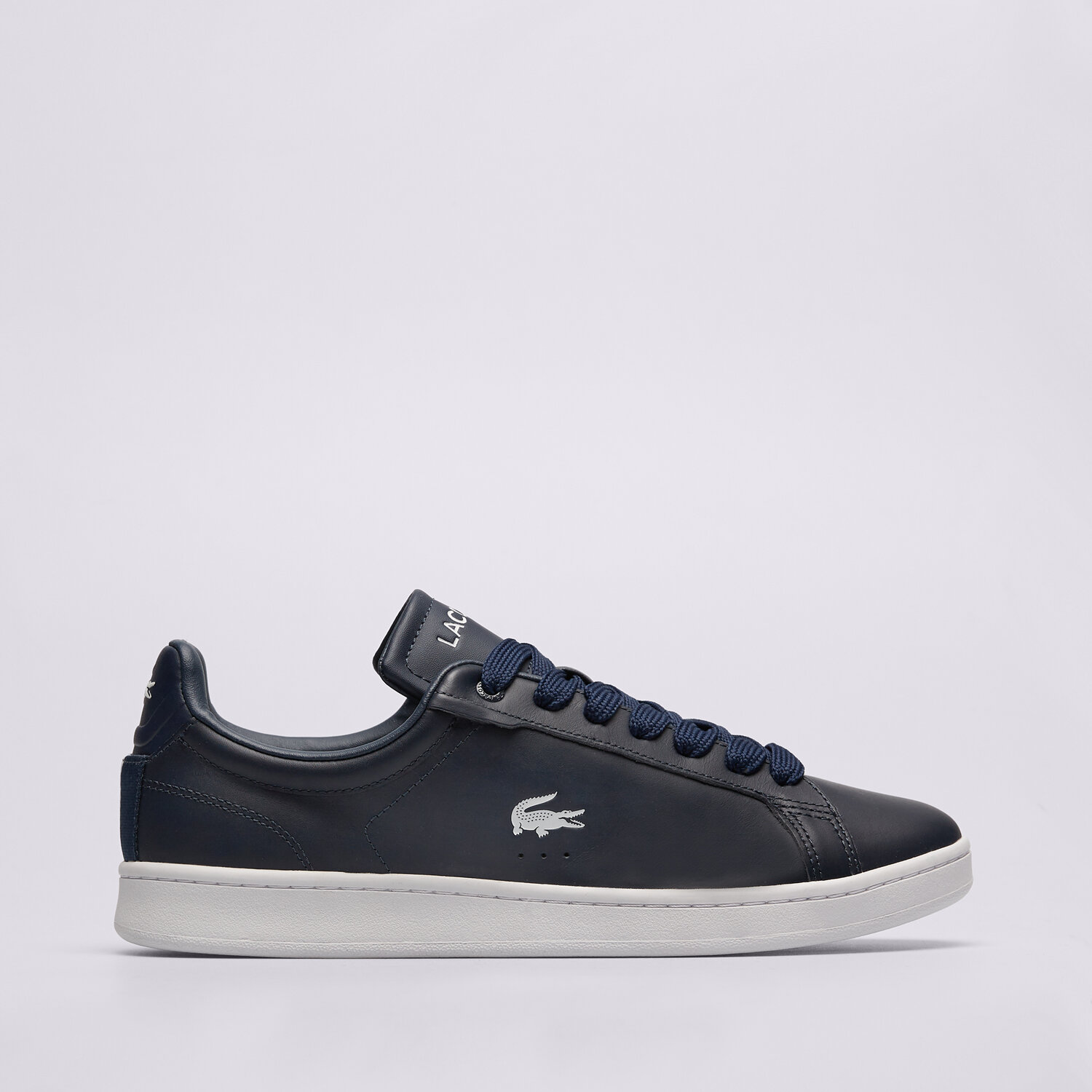 Buty sneakersy męskie LACOSTE CARNABY PRO 124 2 SMA 747SMA0043092 GRANATOWY
