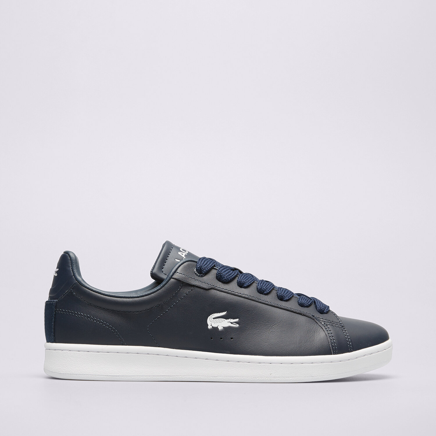 Buty sneakersy męskie LACOSTE CARNABY PRO 124 2 SMA 747SMA0043092 GRANATOWY