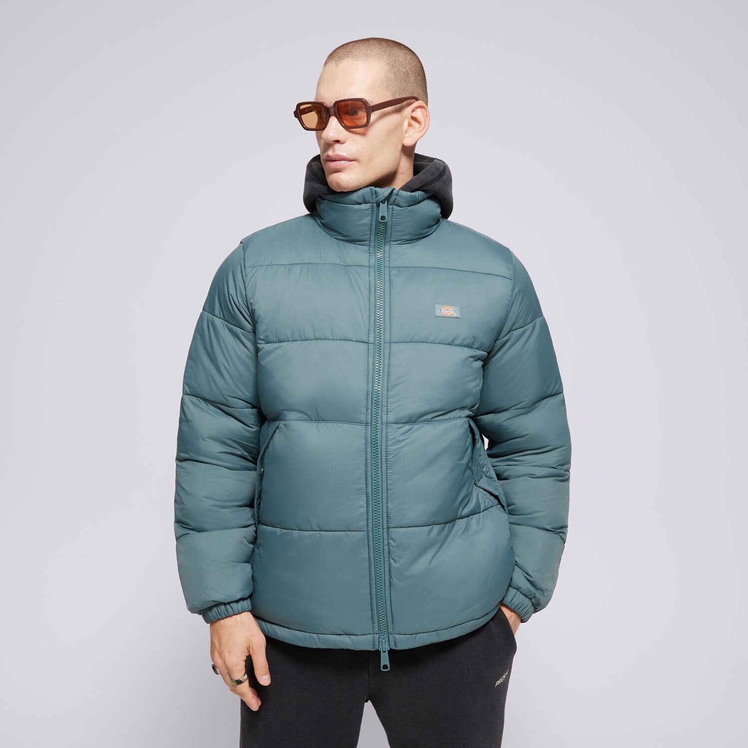 Kurtka zimowa męska DICKIES KURTKA ZIMOWA WALDENBURG JACKET DK0A4XP20LN1 NIEBIESKI