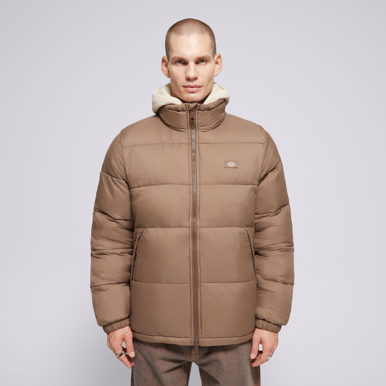 Kurtka zimowa męska DICKIES KURTKA ZIMOWA WALDENBURG JACKET DK0A4XP2MR11 BRĄZOWY