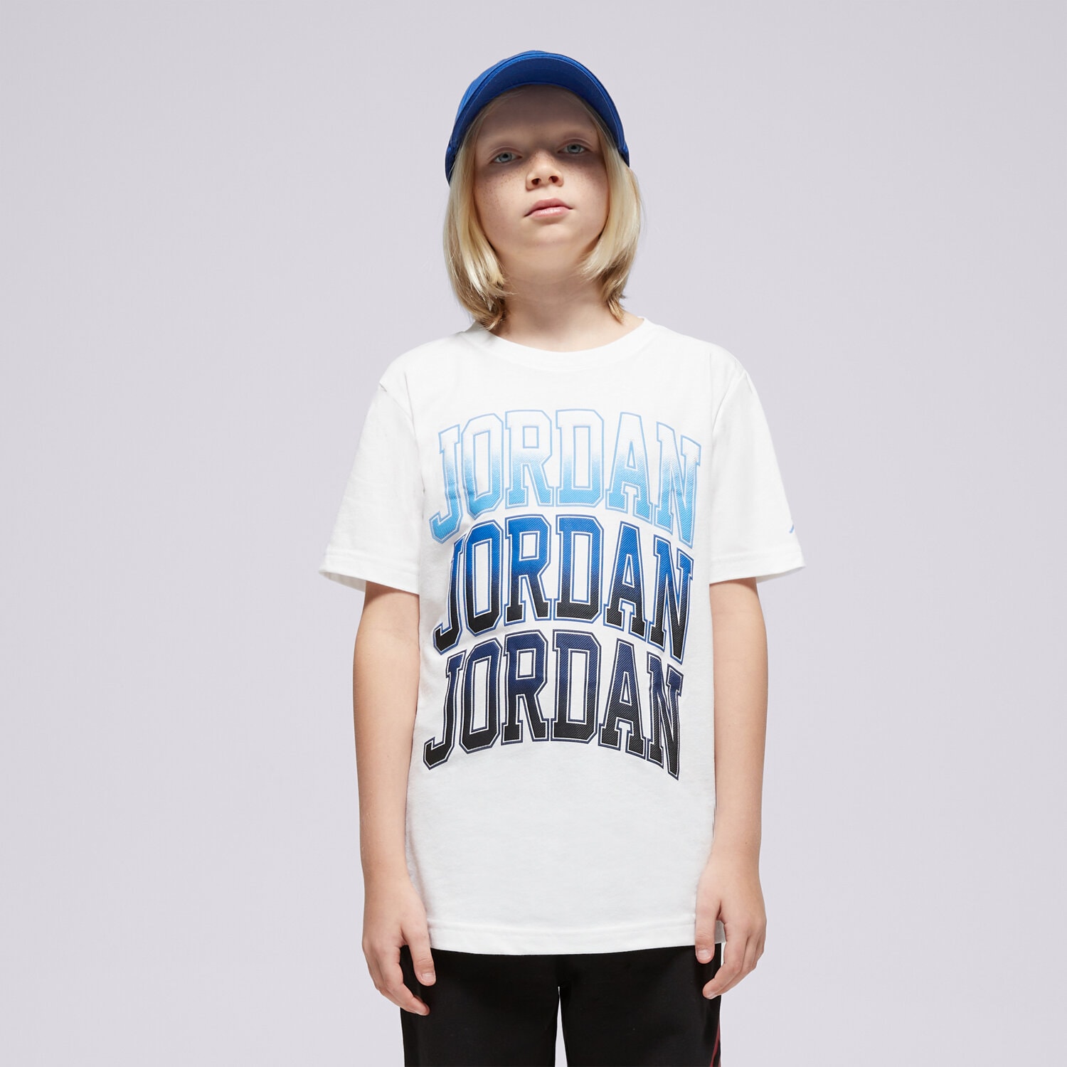Koszulka, t-shirt dla dzieci JORDAN T-SHIRT JDB 3K SS TEE BOY 95D474-001 BIAŁY