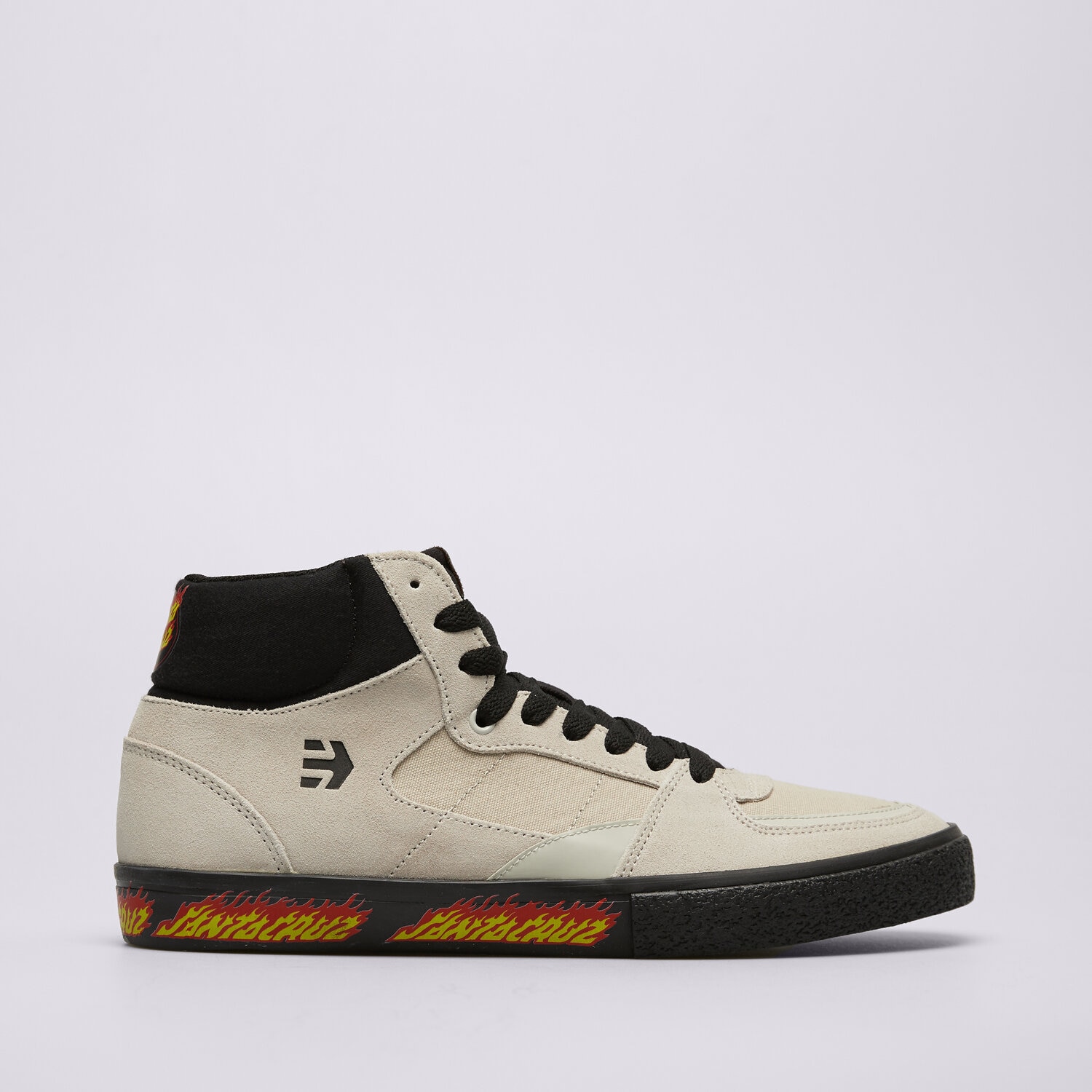 Buty sneakersy męskie ETNIES SCREW MID VULC X SANTA CRUZ FLAME 4107000613110 SZARY