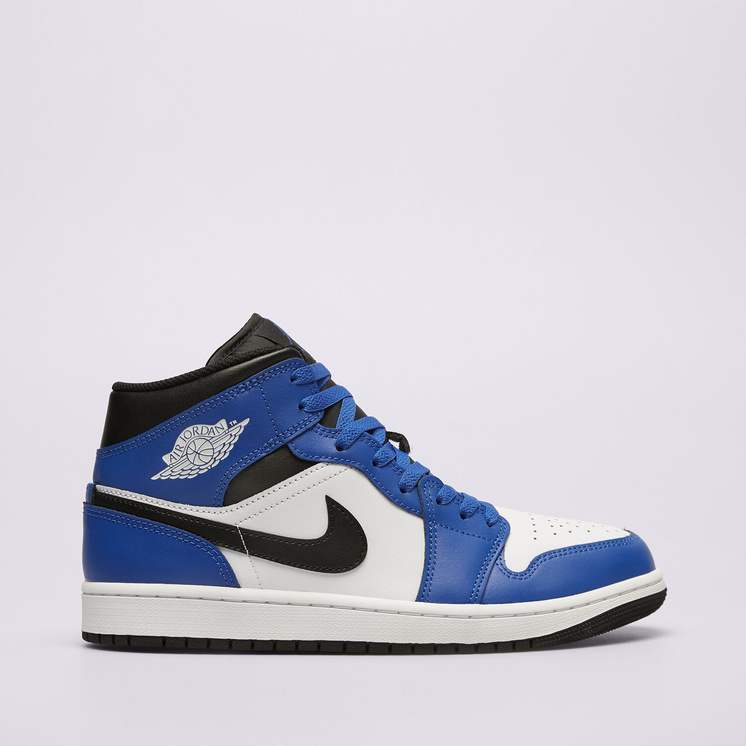 Buty sneakersy męskie AIR JORDAN 1 MID  DQ8426-402 NIEBIESKI