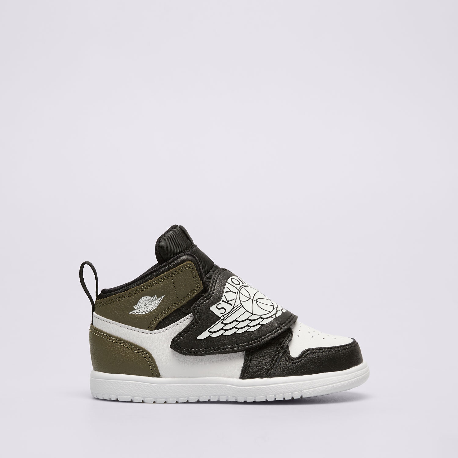Buty sneakersy dla dzieci JORDAN SKY JORDAN 1 BQ7196-092 KHAKI
