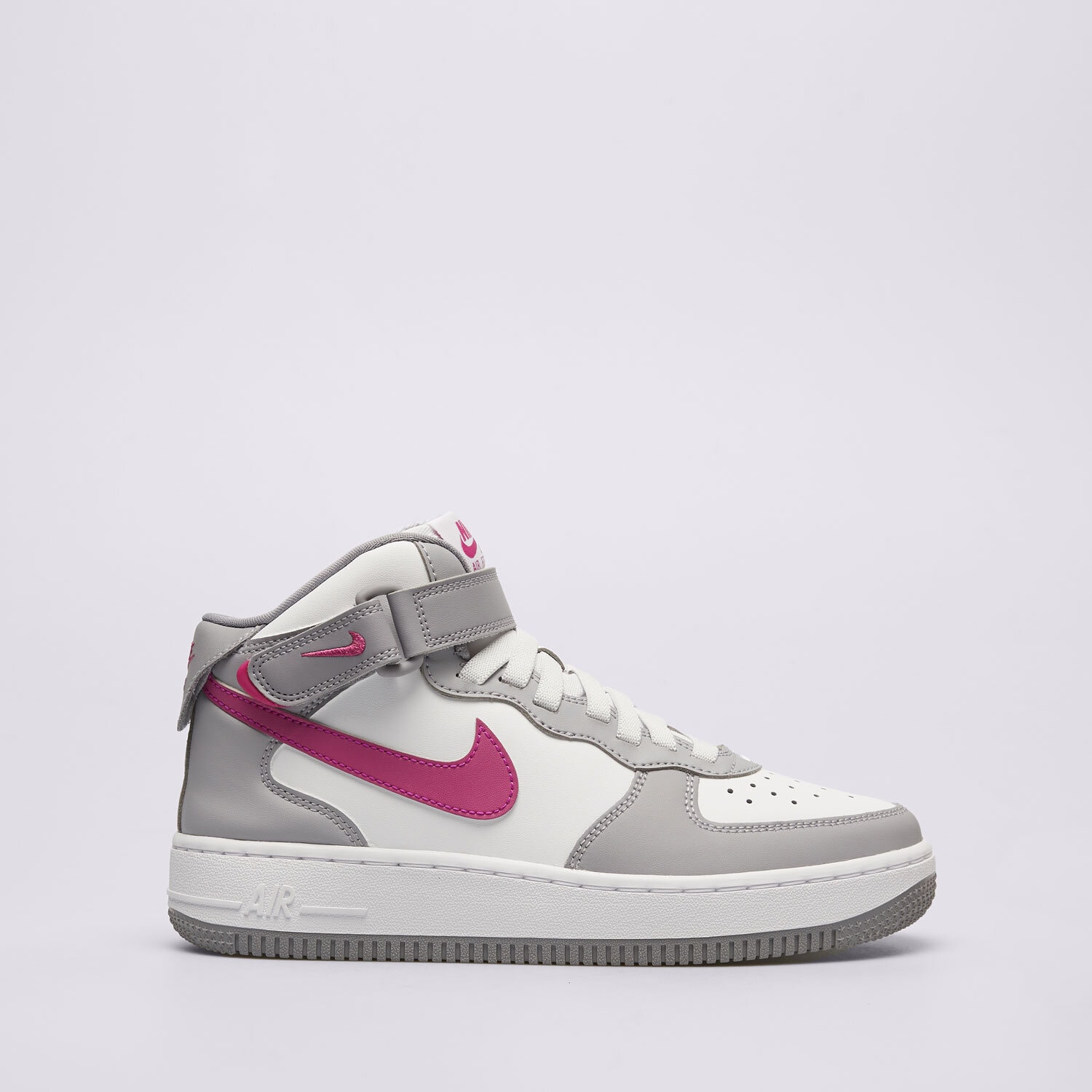 Buty sneakersy dla dzieci NIKE AIR FORCE 1 MID EASYON FN1193-003 BIAŁY