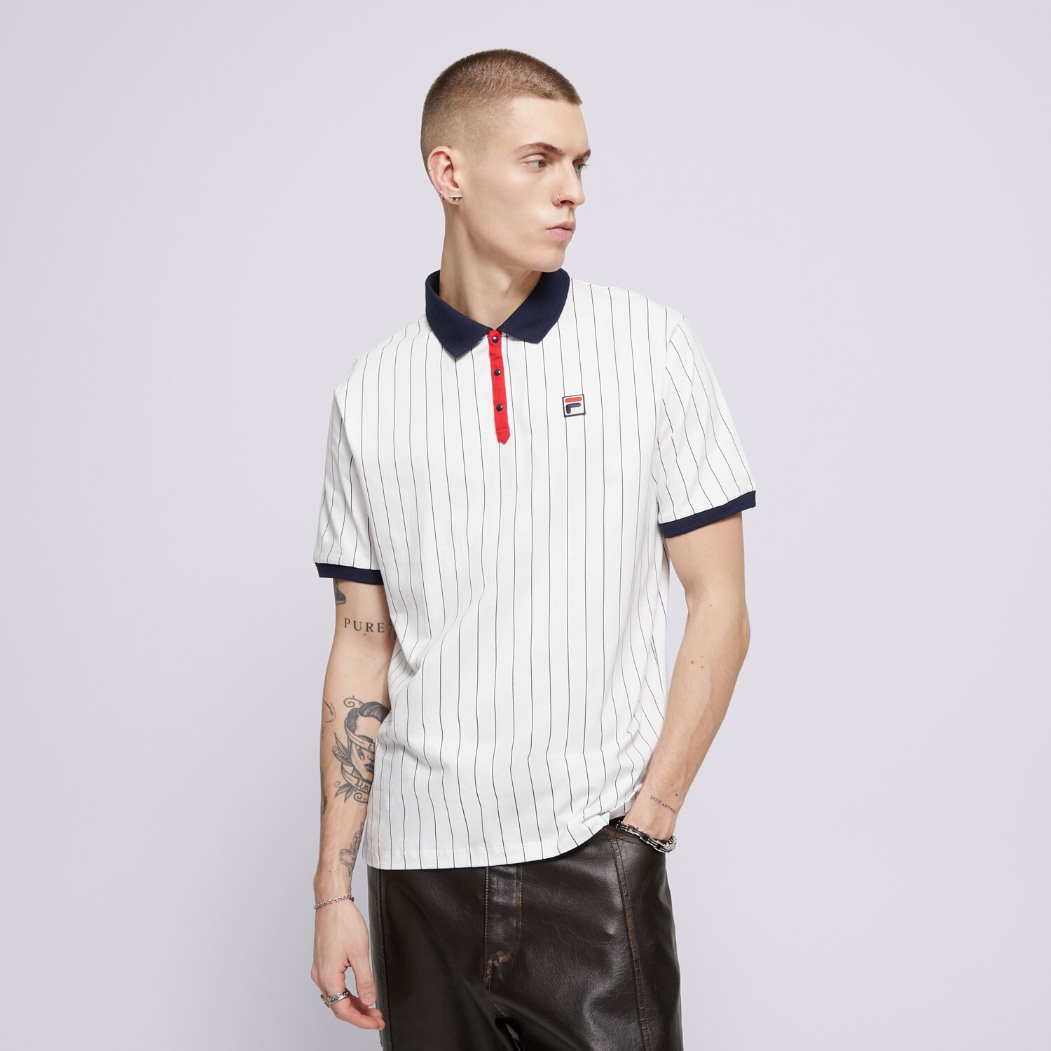 Koszulka, t-shirt sportowy męski FILA T-SHIRT BB1 LM1839AT100 MULTICOLOR