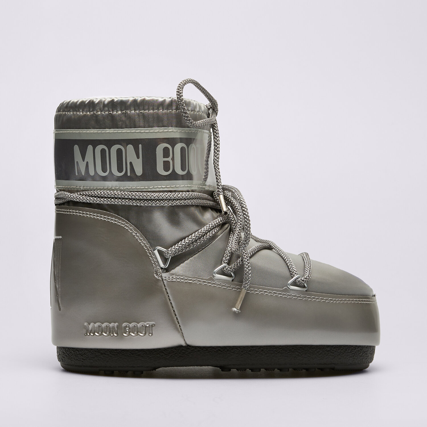 Buty zimowe damskie MOON BOOT ICON LOW GLANCE 80D1409350H001 SREBRNY