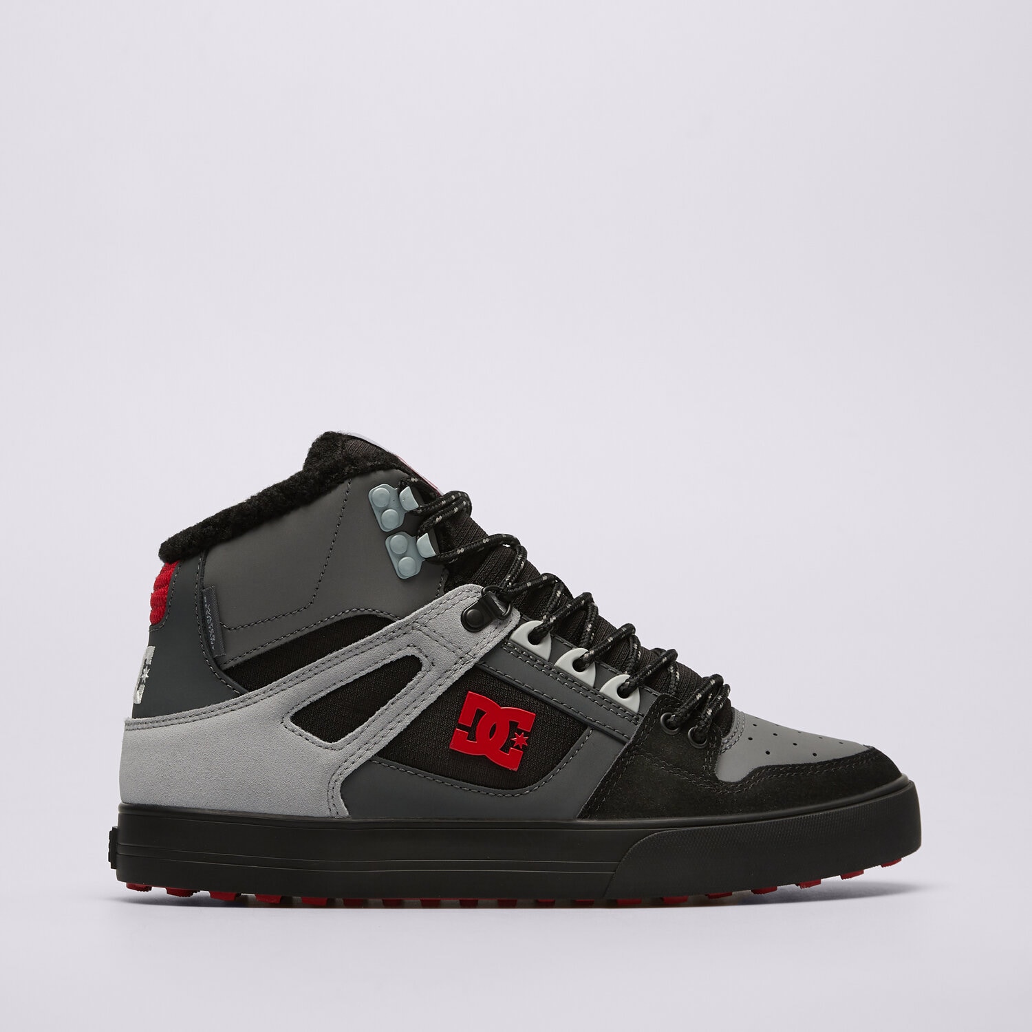 Buty zimowe sportowe męskie DC PURE HIGH-TOP WC WNT ADYS400047XSKR SZARY