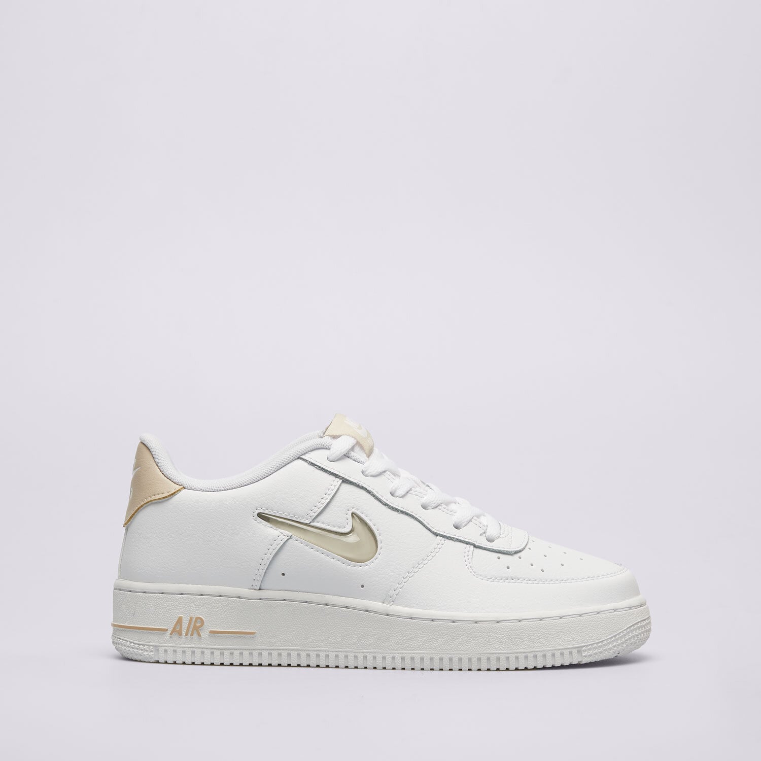 Buty sneakersy dla dzieci NIKE AIR FORCE 1 GS HV2535-101 BIAŁY