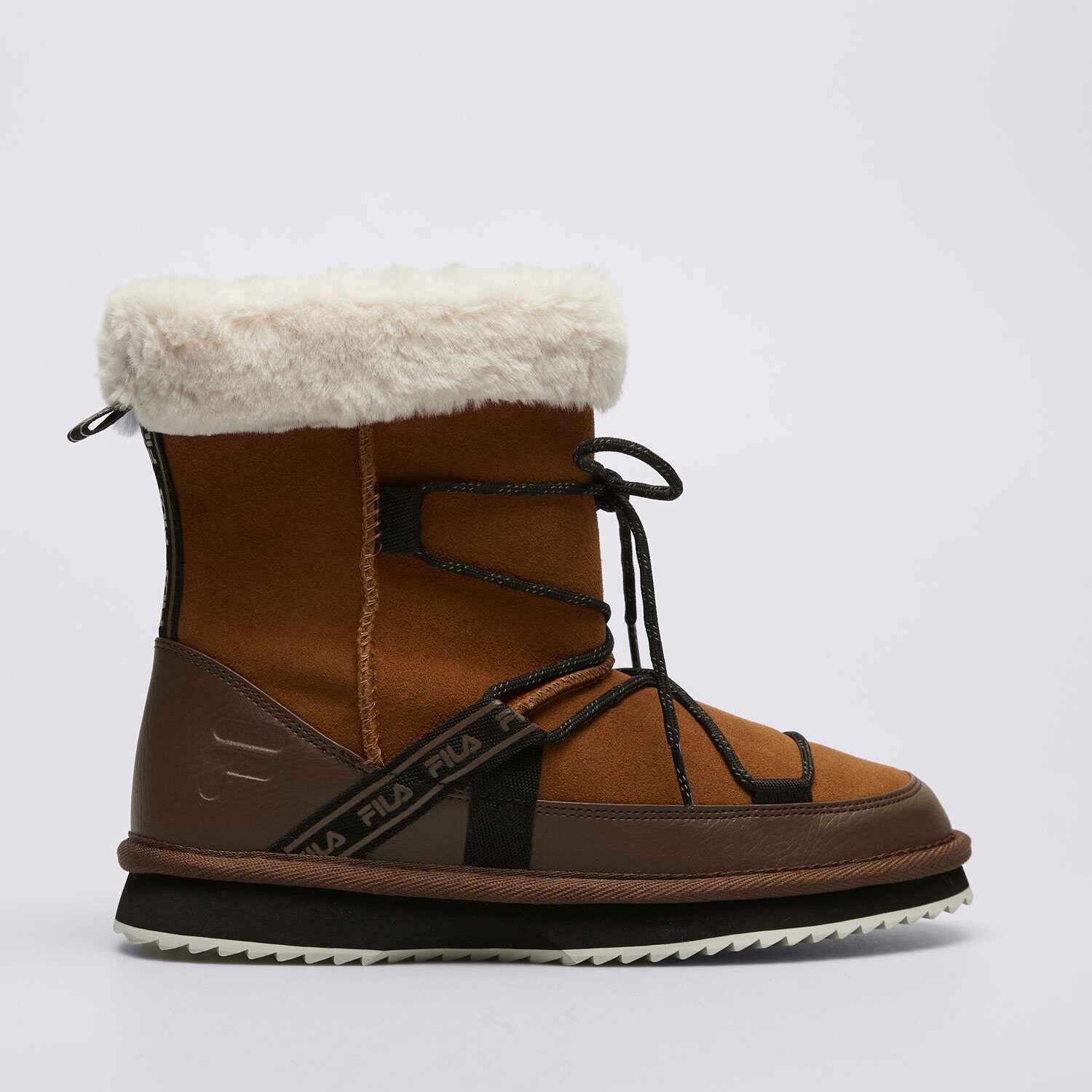 Buty zimowe damskie FILA NELLY 5HM02299-909 BRĄZOWY